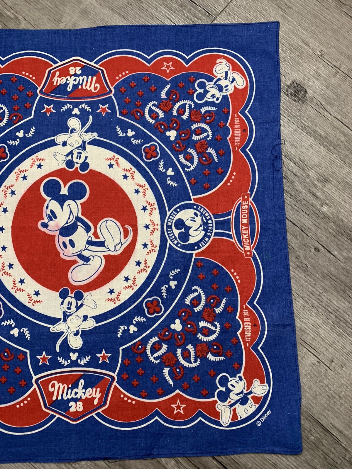Disney Disney Mickey Handkerchief Neckerchief Pocketsquares Size ONE SIZE - 2 Thumbnail