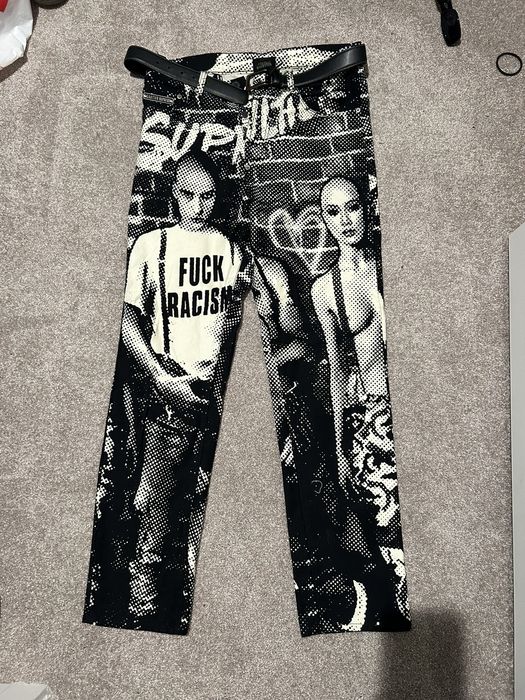 Supreme Supreme x Jean Paul Gaultier “Fuck Racism” Jeans - SS19