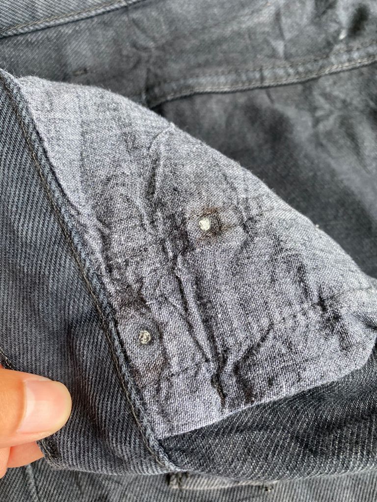 Levi's Vintage Clothing Levi's 501 Vintage Faded Black Jeans Release Hem Size US 37 - 9 Thumbnail