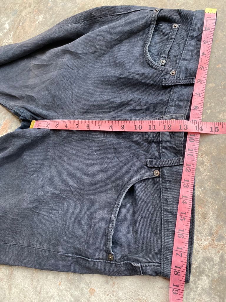 Levi's Vintage Clothing Levi's 501 Vintage Faded Black Jeans Release Hem Size US 37 - 17 Thumbnail