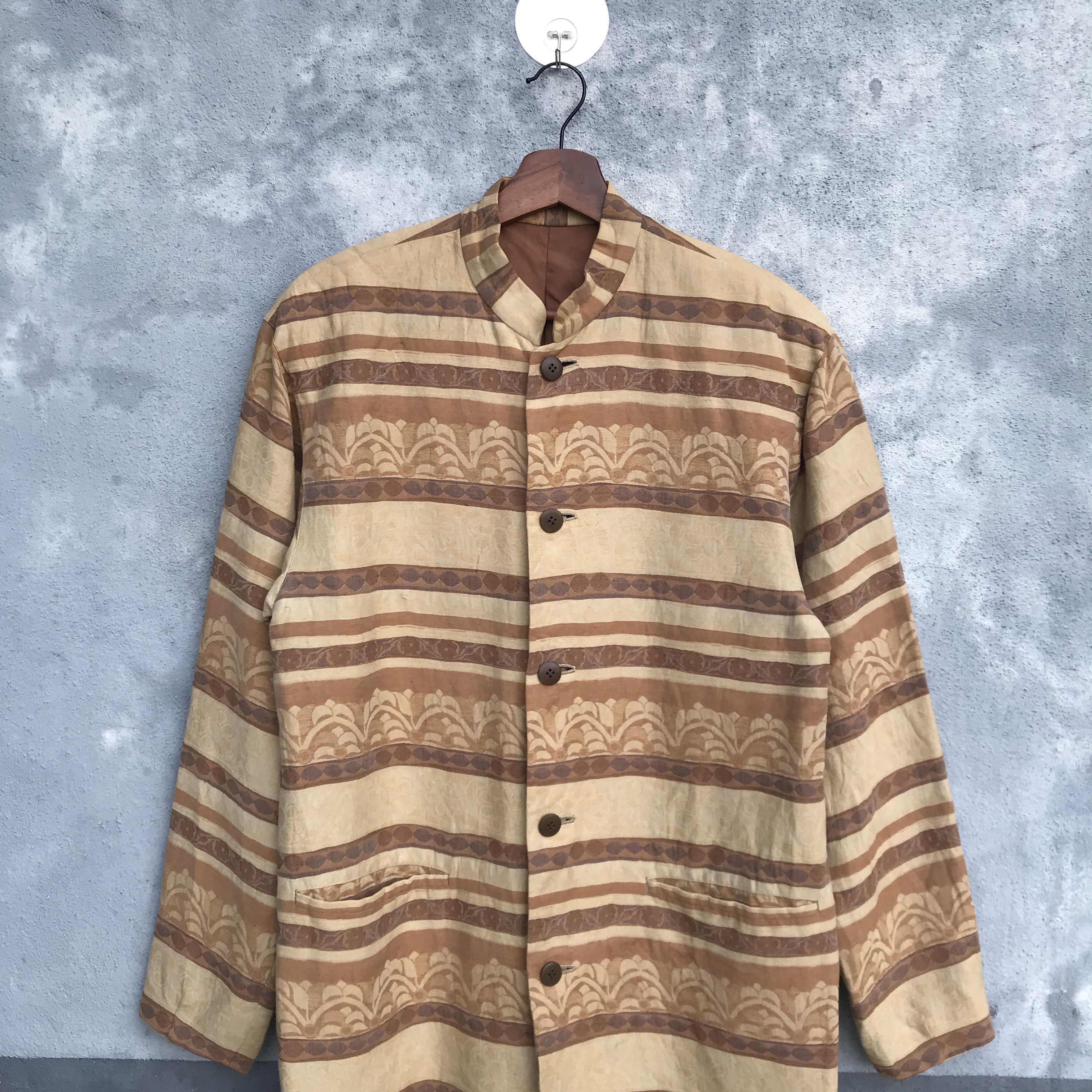 Bajra Designer Bajra linen classic native jacket yohji style Size US M / EU 48-50 / 2 - 4 Thumbnail