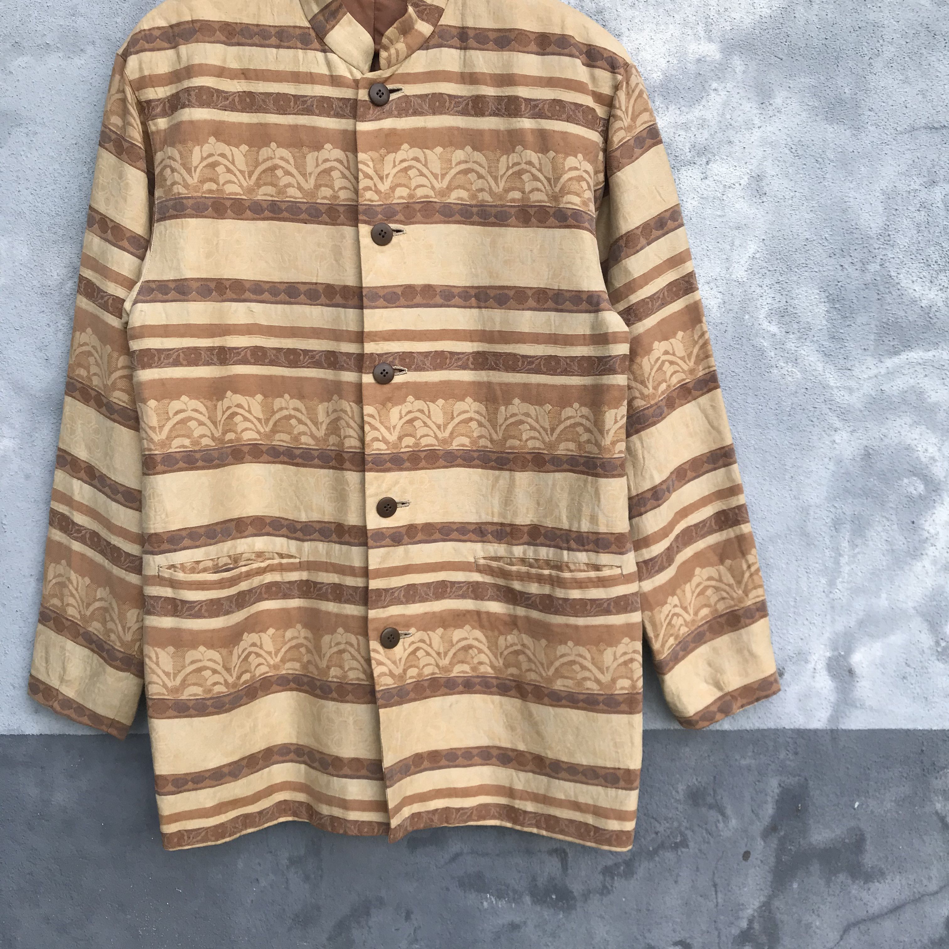 Bajra Designer Bajra linen classic native jacket yohji style Size US M / EU 48-50 / 2 - 3 Thumbnail