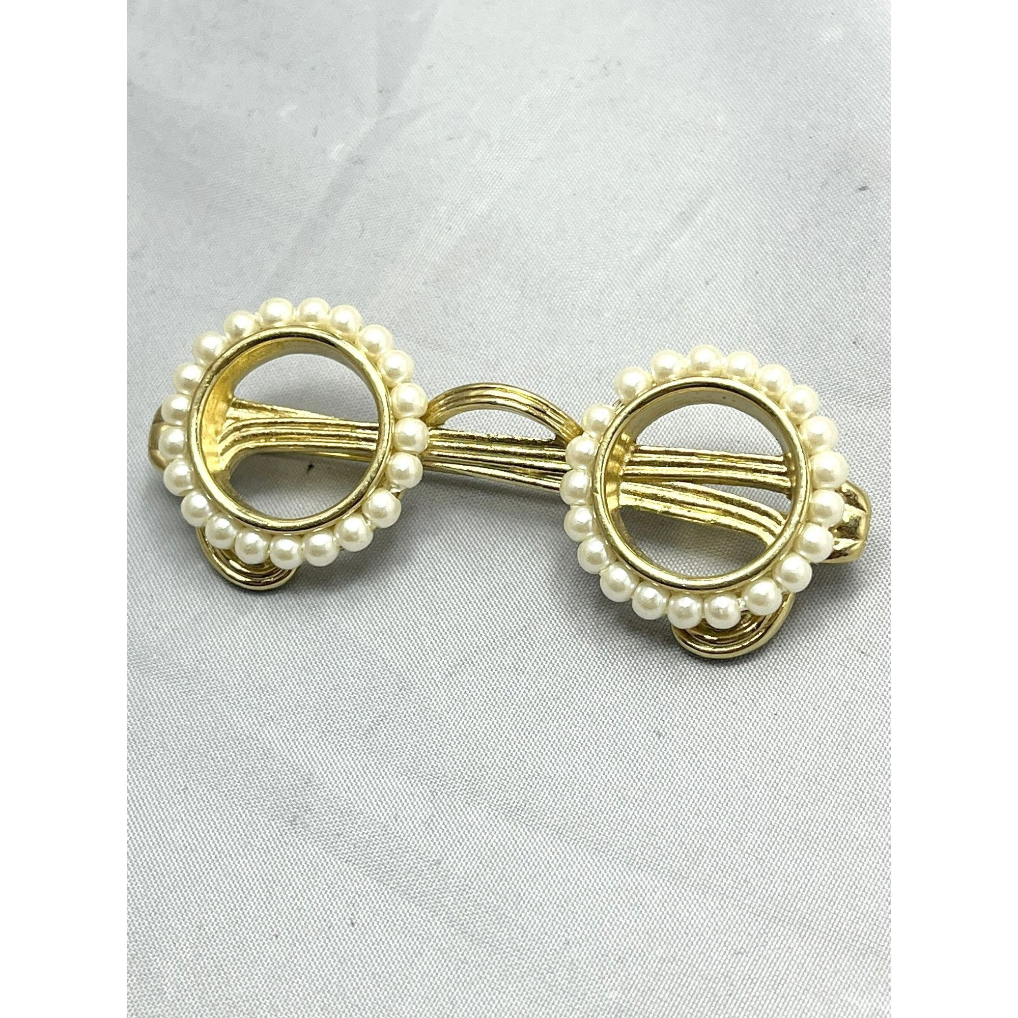Vintage Vintage Faux Pearl Glasses Brooch Pin Size ONE SIZE - 6 Thumbnail