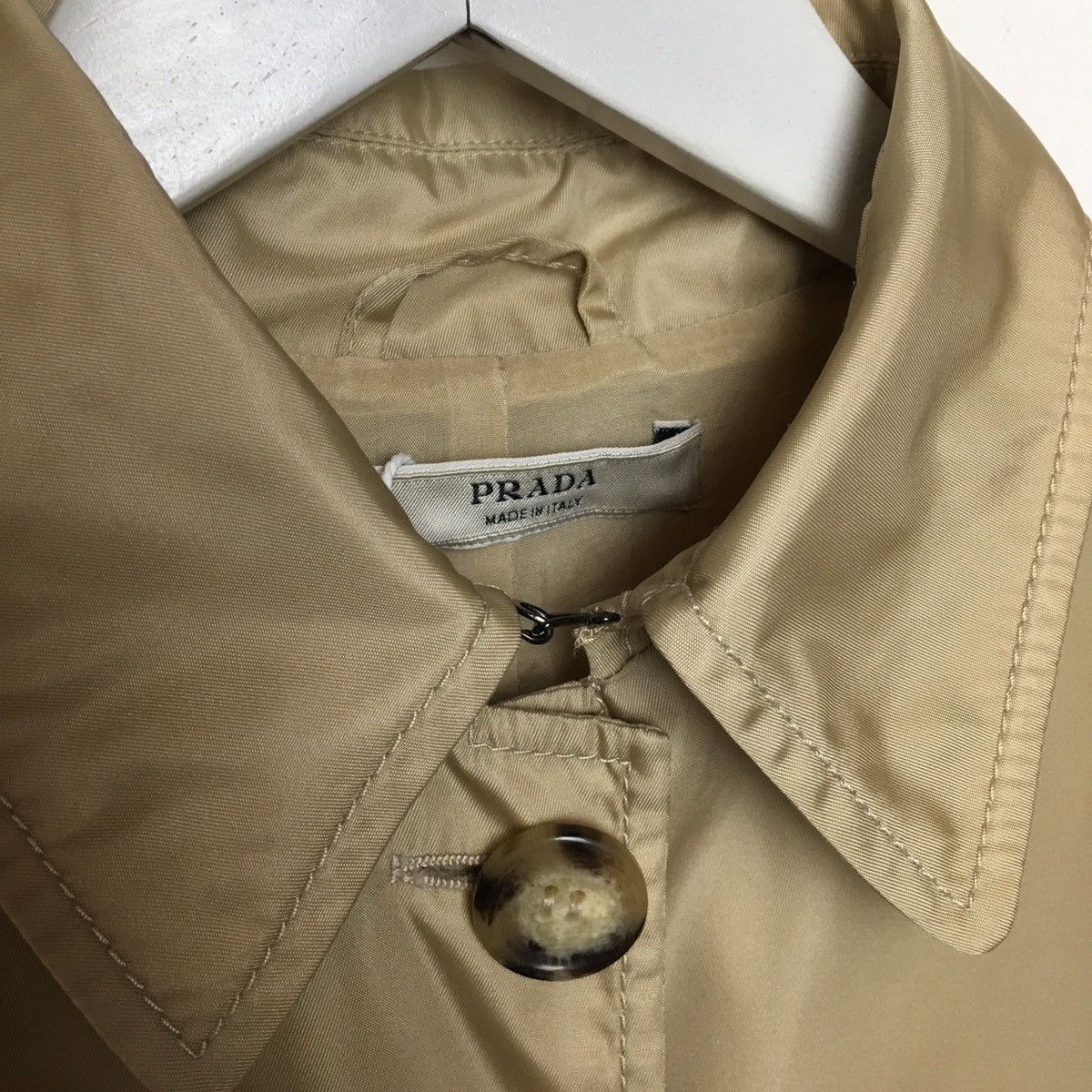 Prada Prada Gold Nylon Jacket Size M / US 6-8 / IT 42-44 - 4 Thumbnail