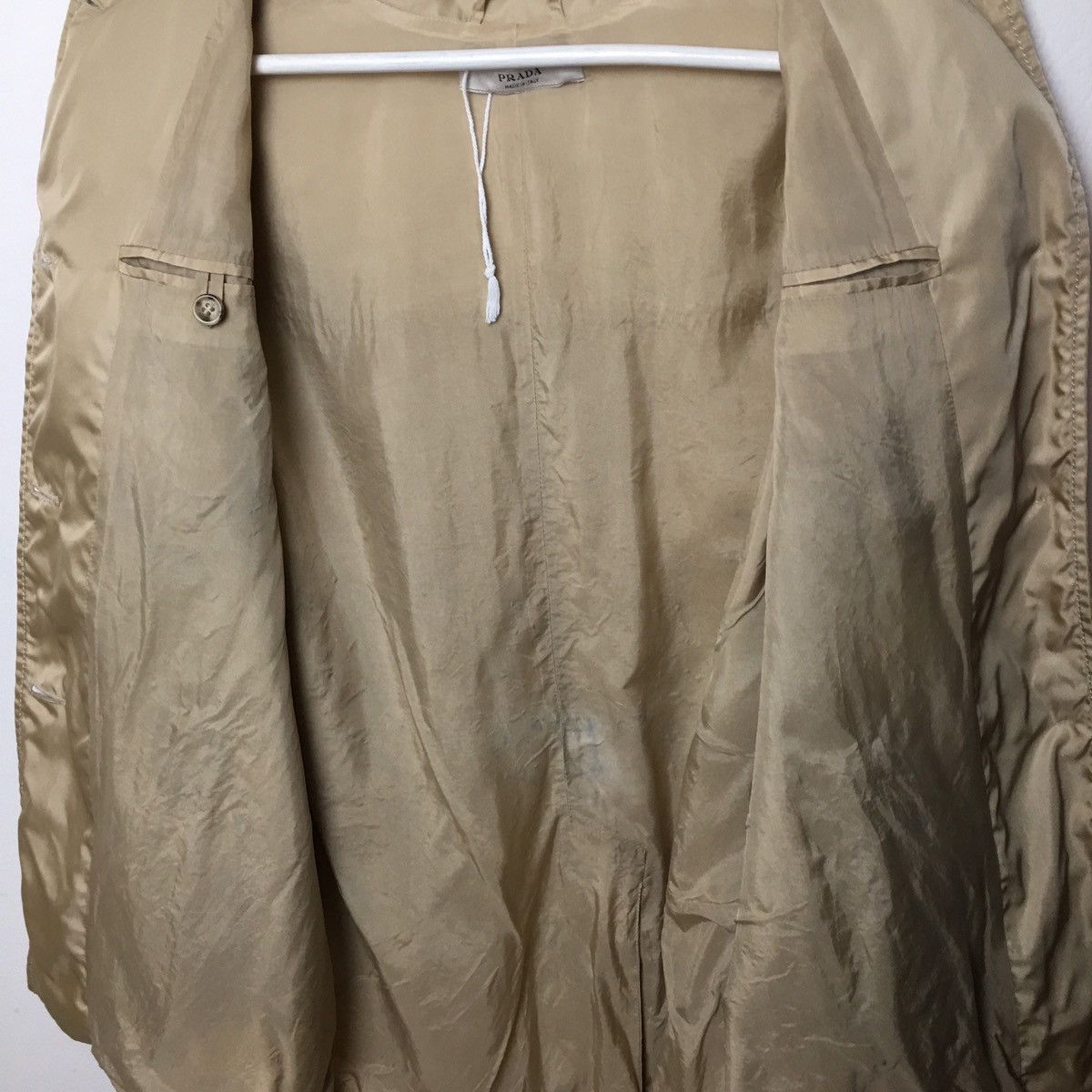 Prada Prada Gold Nylon Jacket Size M / US 6-8 / IT 42-44 - 6 Thumbnail
