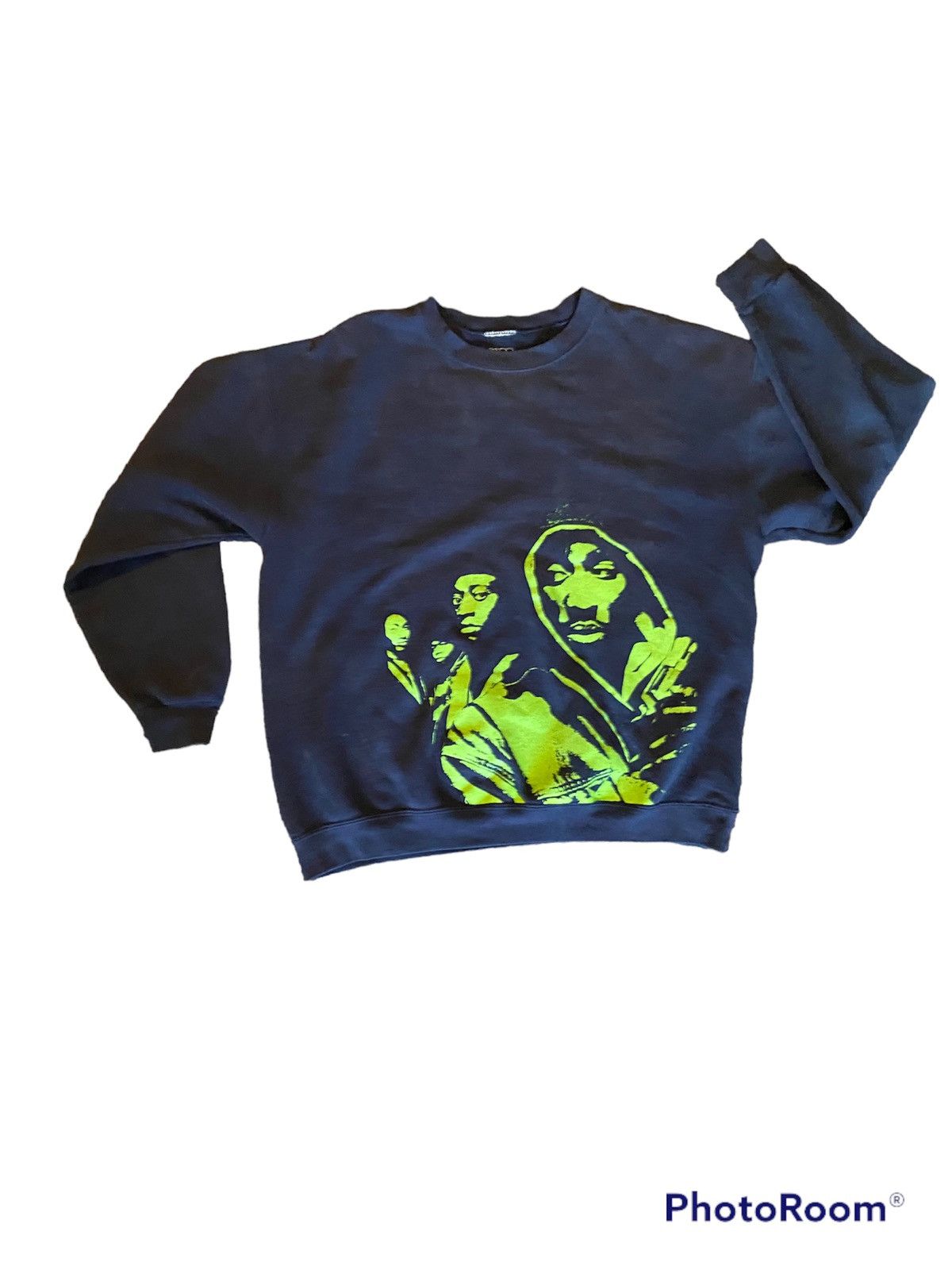 トップス Vintage 90s Tupac bootleg rap Crewneck Vintage Bootleg 90s Tupac Shakur 2Pac Rap T-Shirt Size X