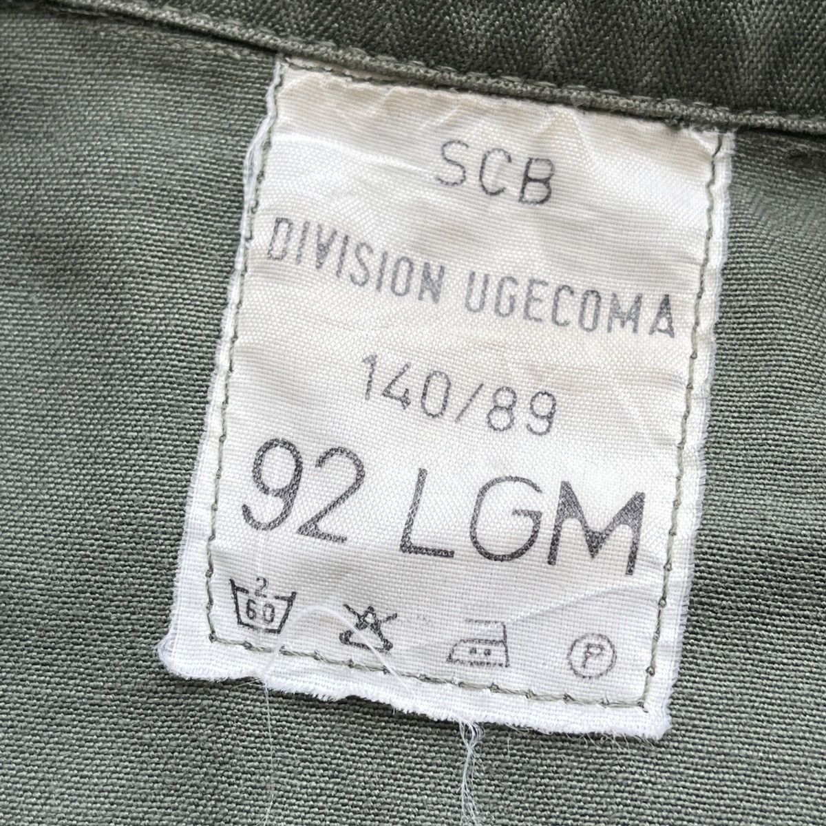 Vintage French Army Division Ugecoma SCB Military Tactical Jacket Size US M / EU 48-50 / 2 - 6 Thumbnail