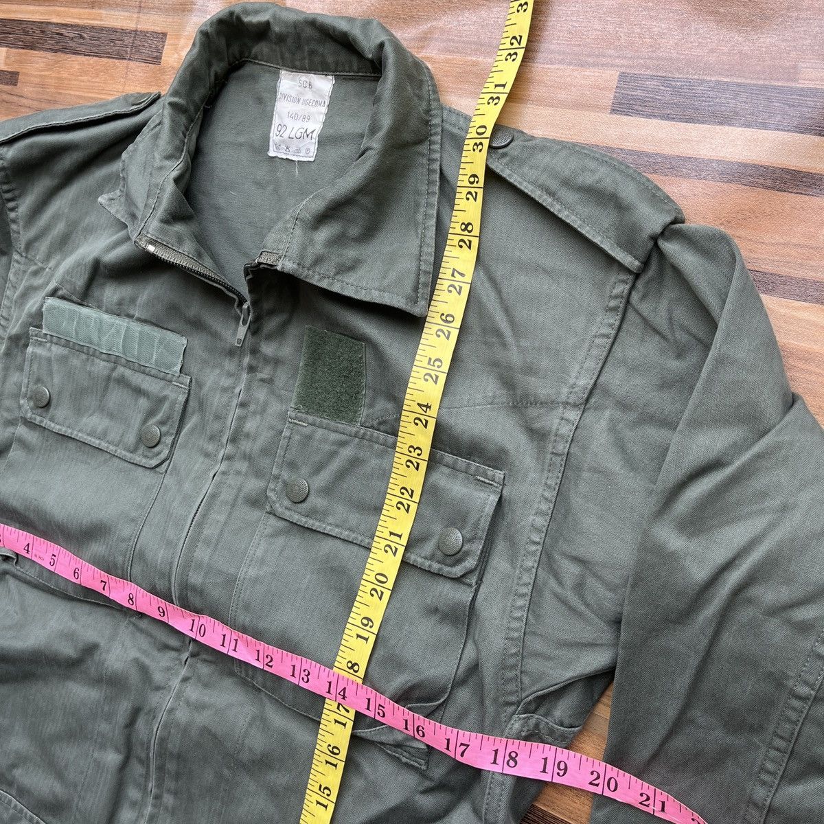 Vintage French Army Division Ugecoma SCB Military Tactical Jacket Size US M / EU 48-50 / 2 - 3 Thumbnail