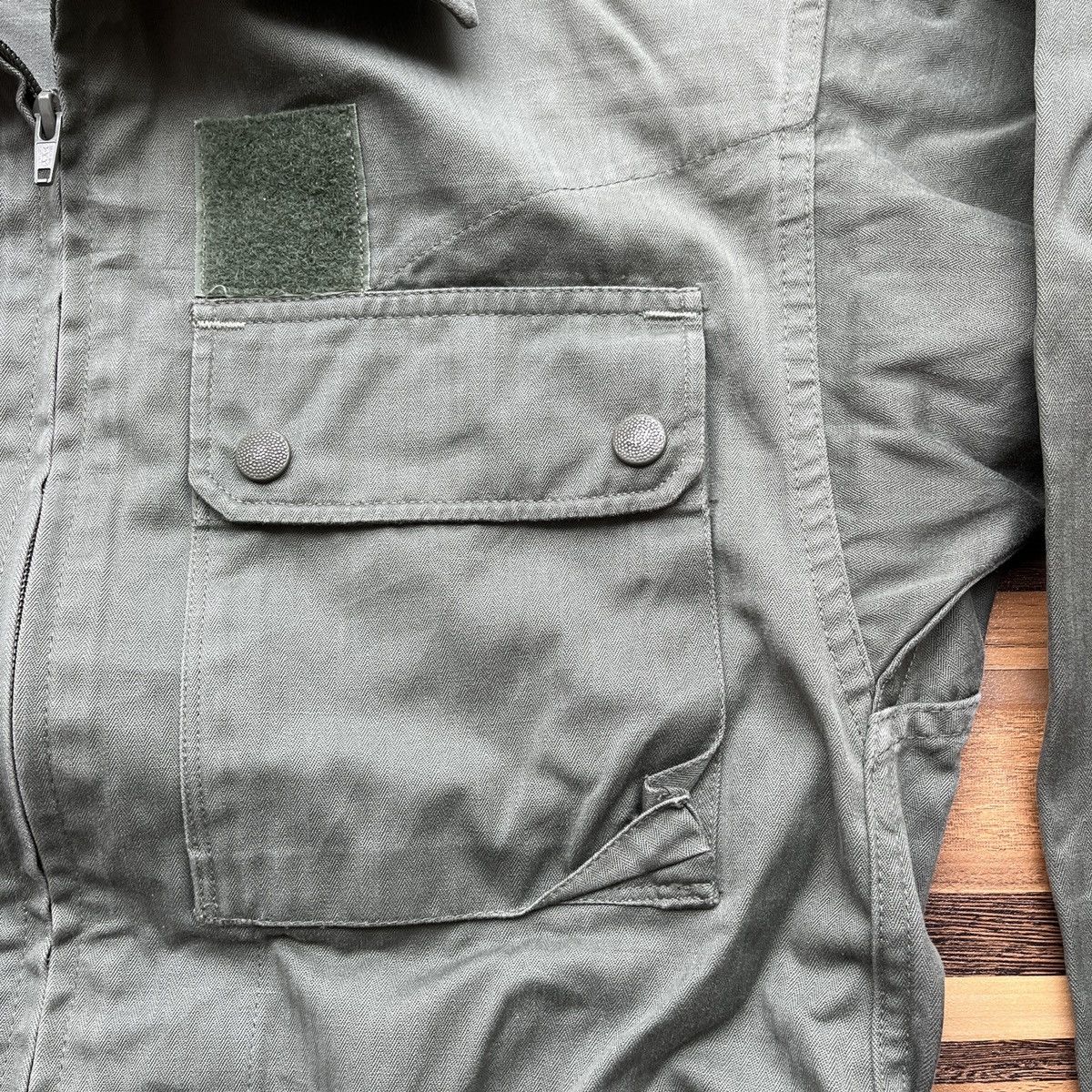 Vintage French Army Division Ugecoma SCB Military Tactical Jacket Size US M / EU 48-50 / 2 - 7 Thumbnail
