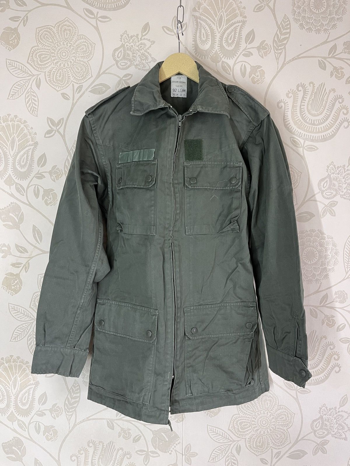 Vintage French Army Division Ugecoma SCB Military Tactical Jacket Size US M / EU 48-50 / 2 - 17 Thumbnail