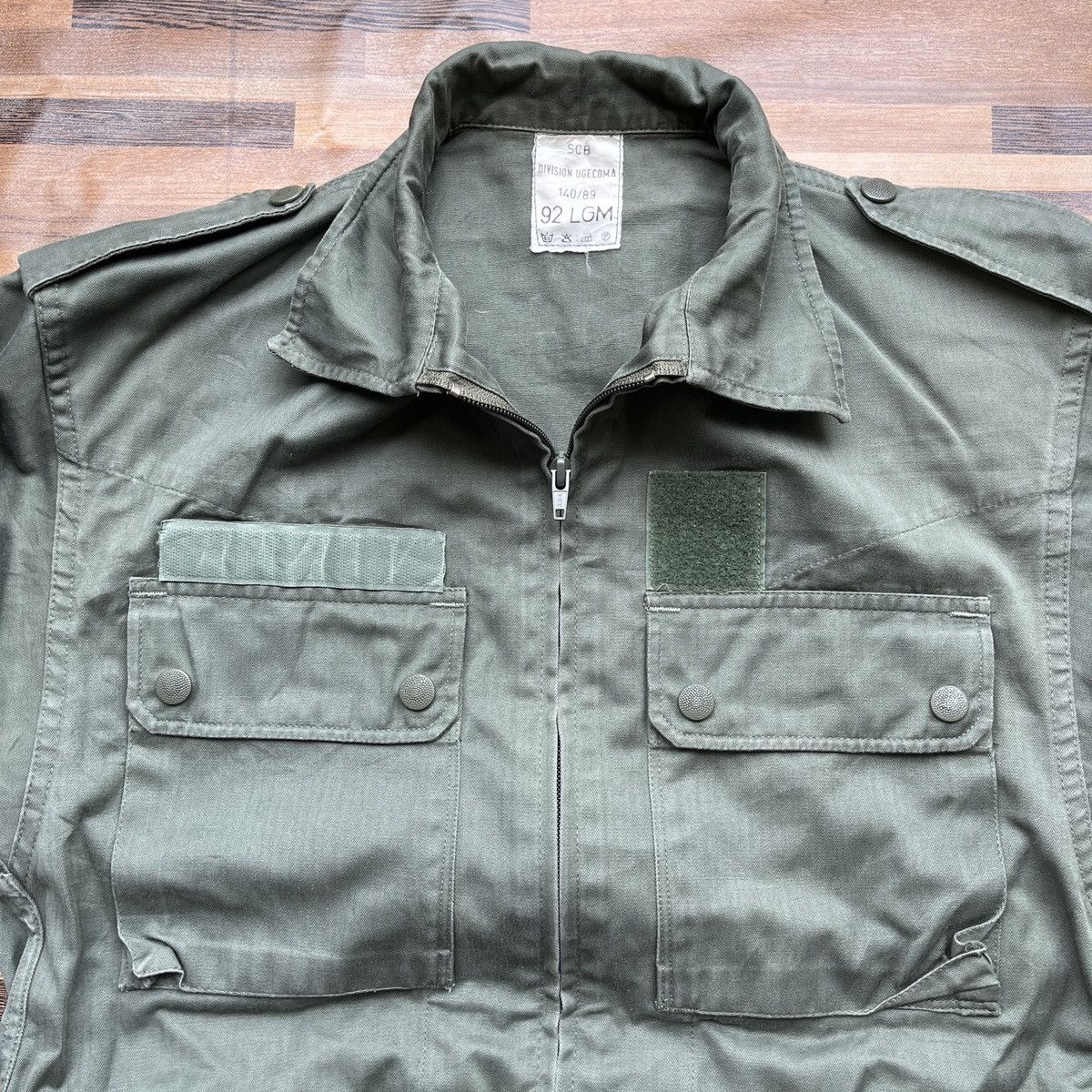 Vintage French Army Division Ugecoma SCB Military Tactical Jacket Size US M / EU 48-50 / 2 - 5 Thumbnail