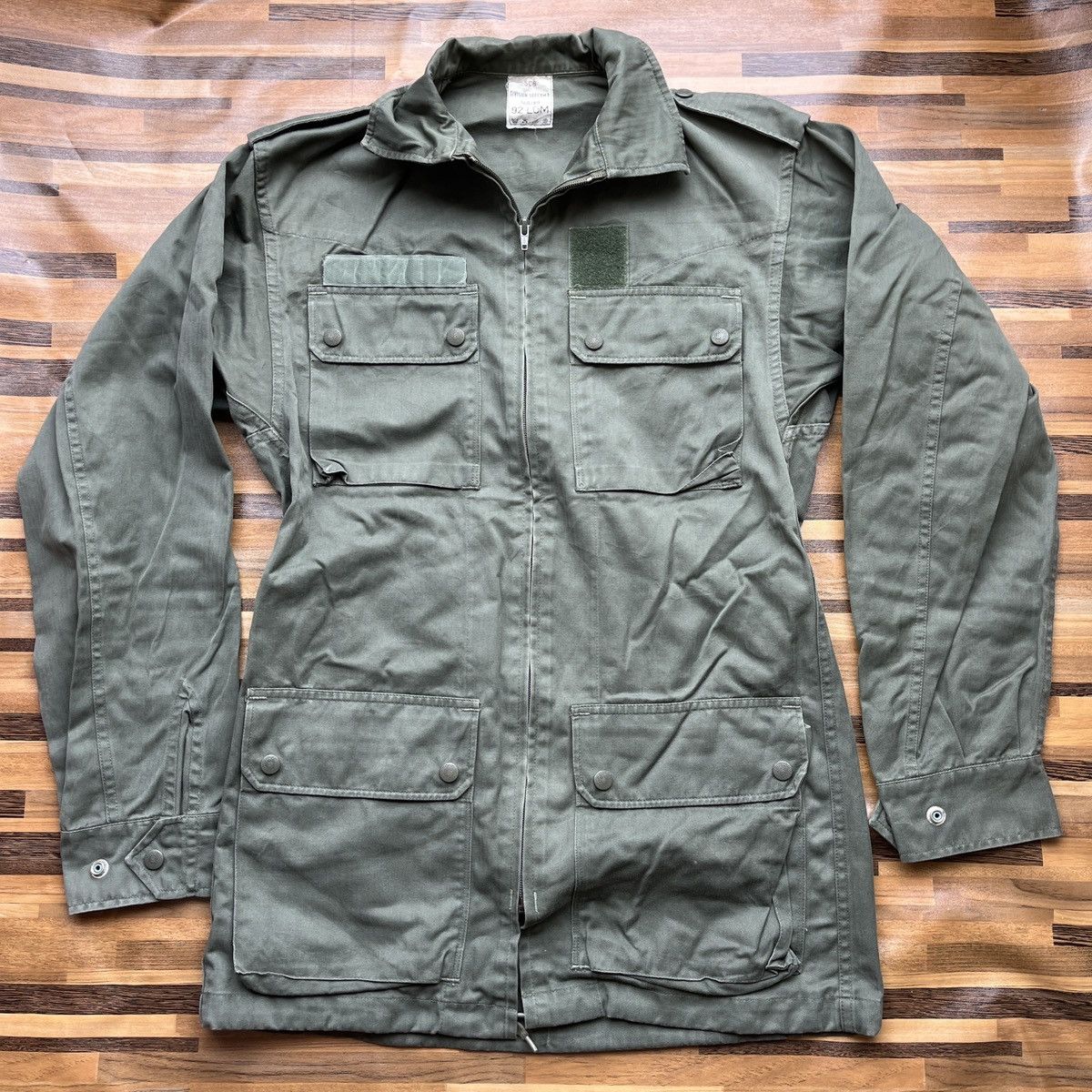 Vintage French Army Division Ugecoma SCB Military Tactical Jacket Size US M / EU 48-50 / 2 - 16 Thumbnail