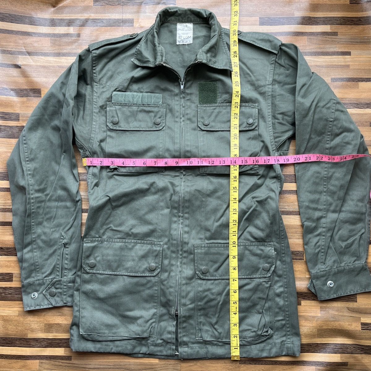 Vintage French Army Division Ugecoma SCB Military Tactical Jacket Size US M / EU 48-50 / 2 - 4 Thumbnail