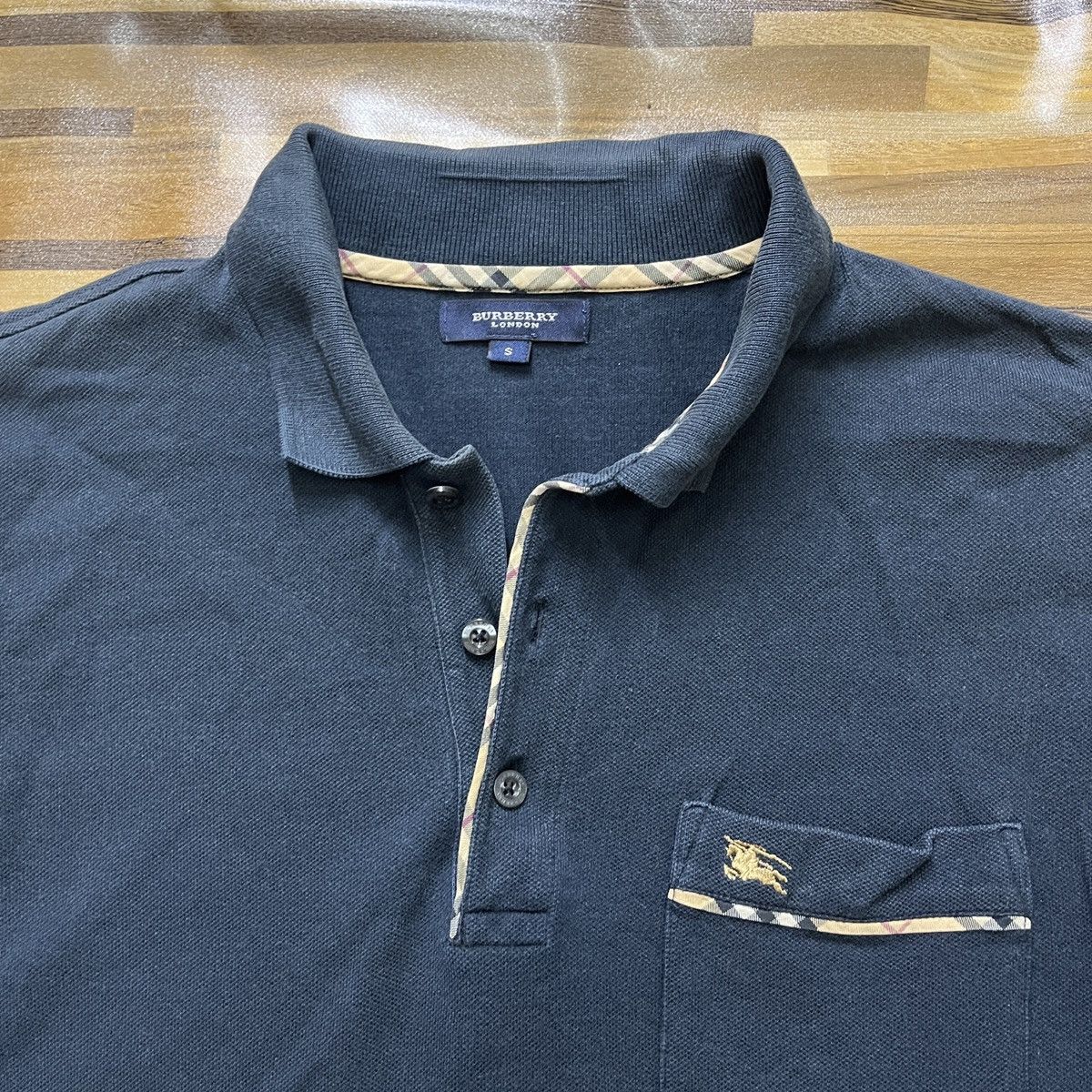Burberry × Vintage Vintage 80s Burberry Long Sleeves Size US S / EU 44-46 / 1 - 5 Thumbnail