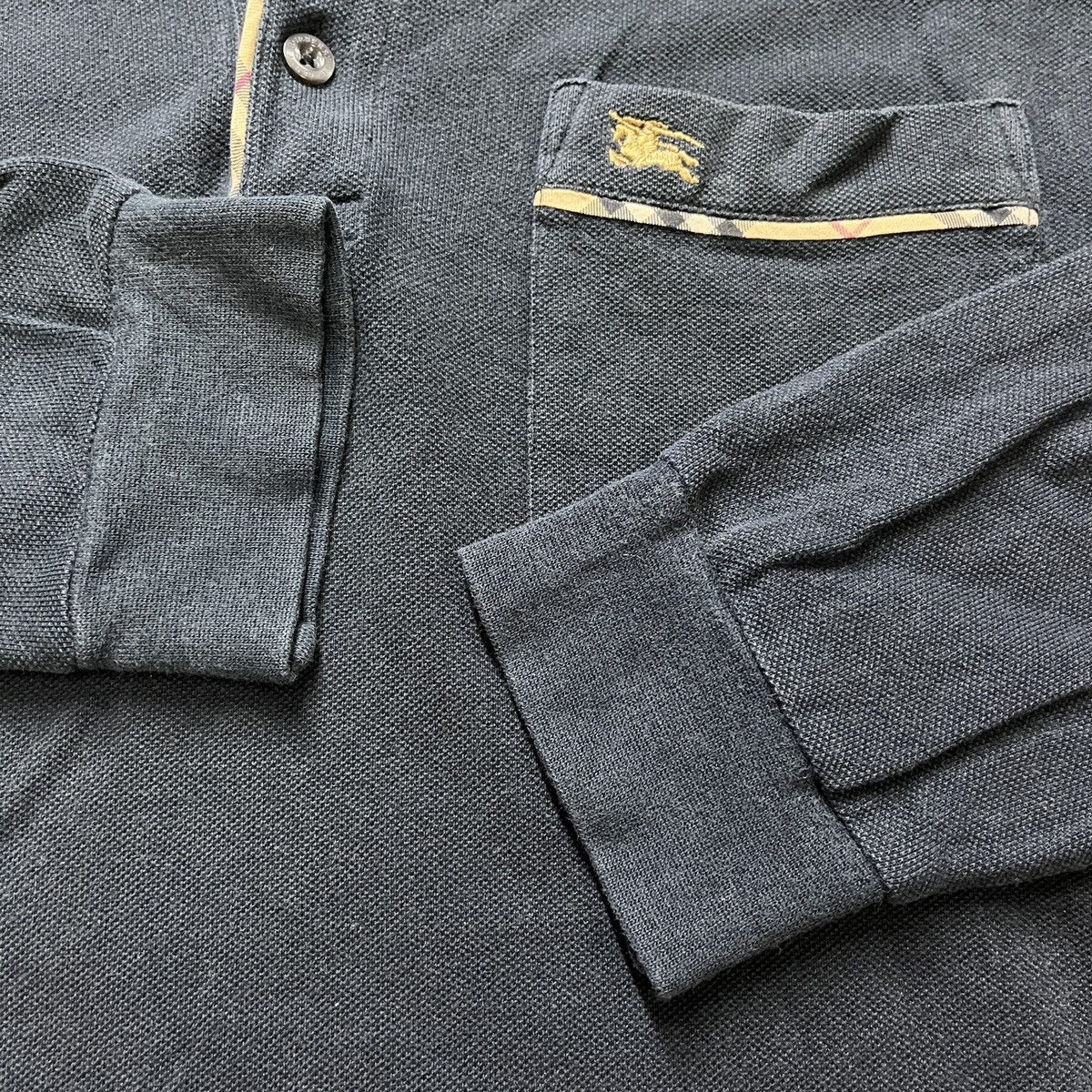 Burberry × Vintage Vintage 80s Burberry Long Sleeves Size US S / EU 44-46 / 1 - 9 Thumbnail