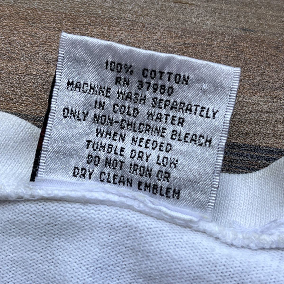 Fubu Vintage 1985 Fubu Collection Bleach Wash TShirt Made In USA Size US L / EU 52-54 / 3 - 7 Thumbnail