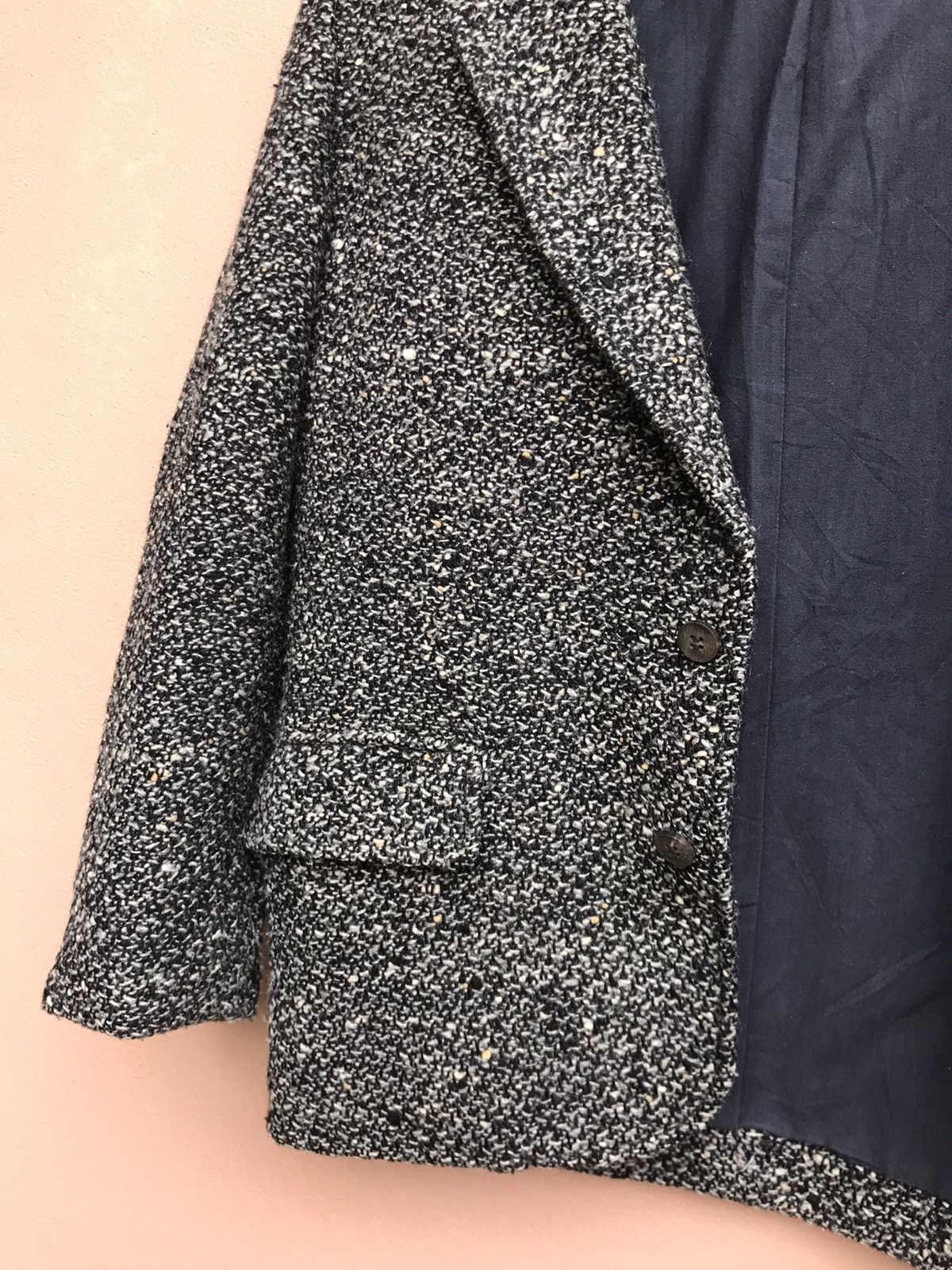 Issey Miyake 🔥80s Achieve Issey Sport Tweed Coat Jacket Size US S / EU 44-46 / 1 - 14 Thumbnail