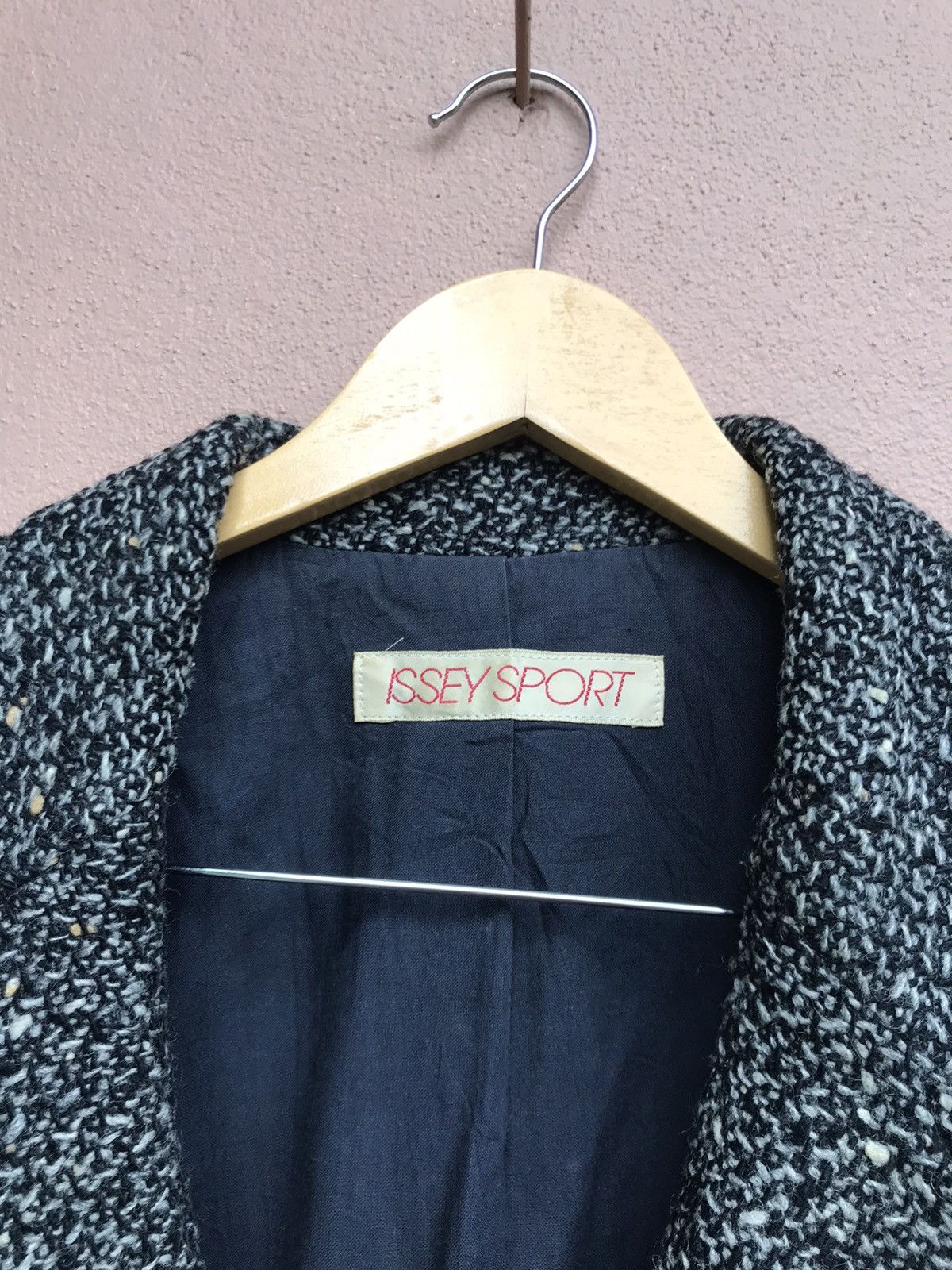Issey Miyake 🔥80s Achieve Issey Sport Tweed Coat Jacket Size US S / EU 44-46 / 1 - 7 Thumbnail