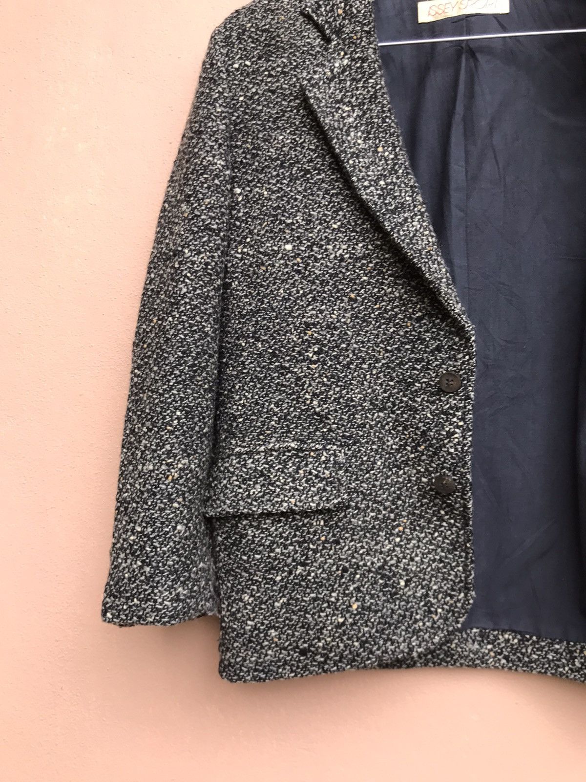Issey Miyake 🔥80s Achieve Issey Sport Tweed Coat Jacket Size US S / EU 44-46 / 1 - 5 Thumbnail