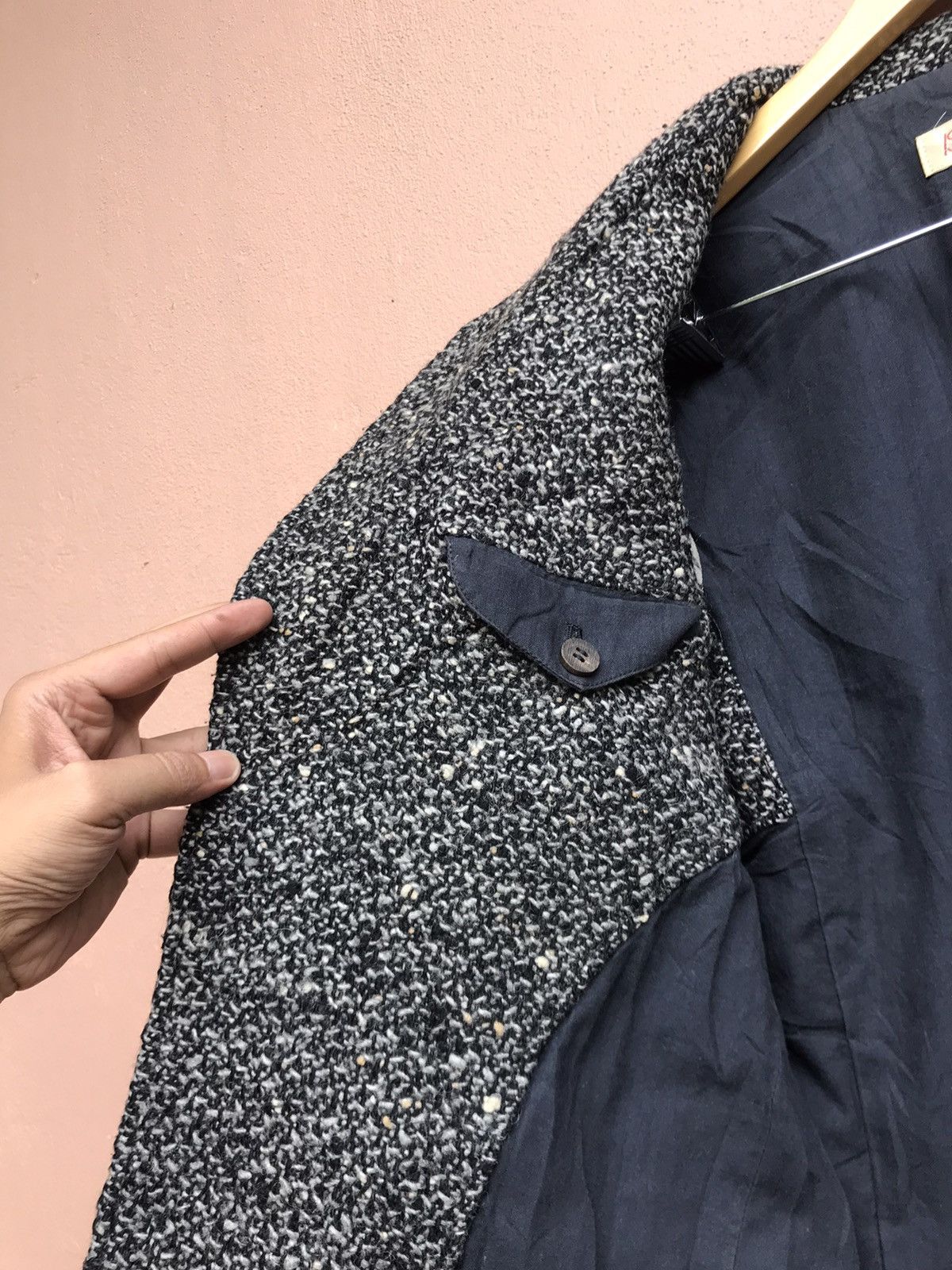 Issey Miyake 🔥80s Achieve Issey Sport Tweed Coat Jacket Size US S / EU 44-46 / 1 - 13 Thumbnail