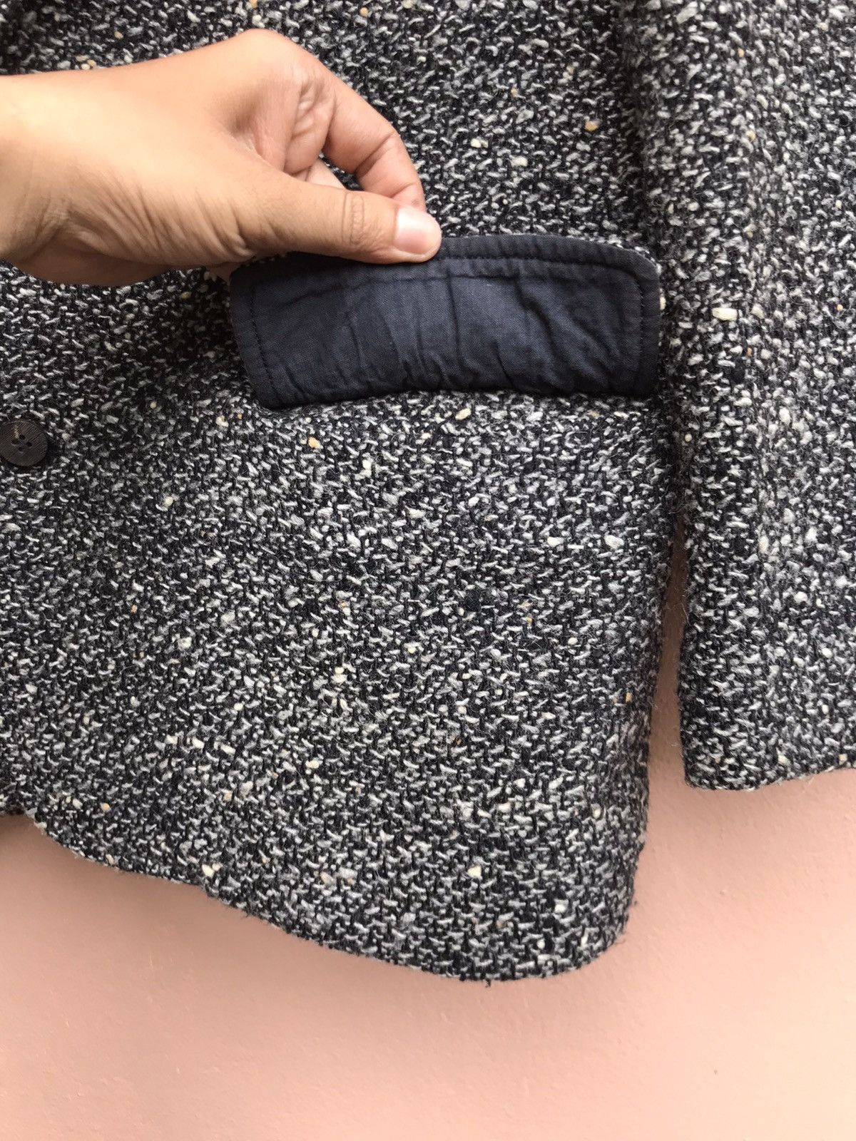 Issey Miyake 🔥80s Achieve Issey Sport Tweed Coat Jacket Size US S / EU 44-46 / 1 - 8 Thumbnail