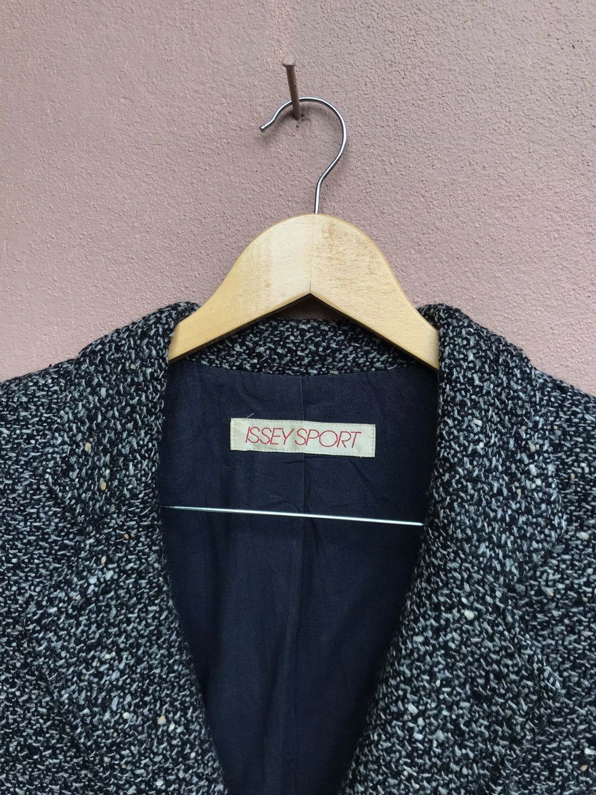 Issey Miyake 🔥80s Achieve Issey Sport Tweed Coat Jacket Size US S / EU 44-46 / 1 - 10 Thumbnail