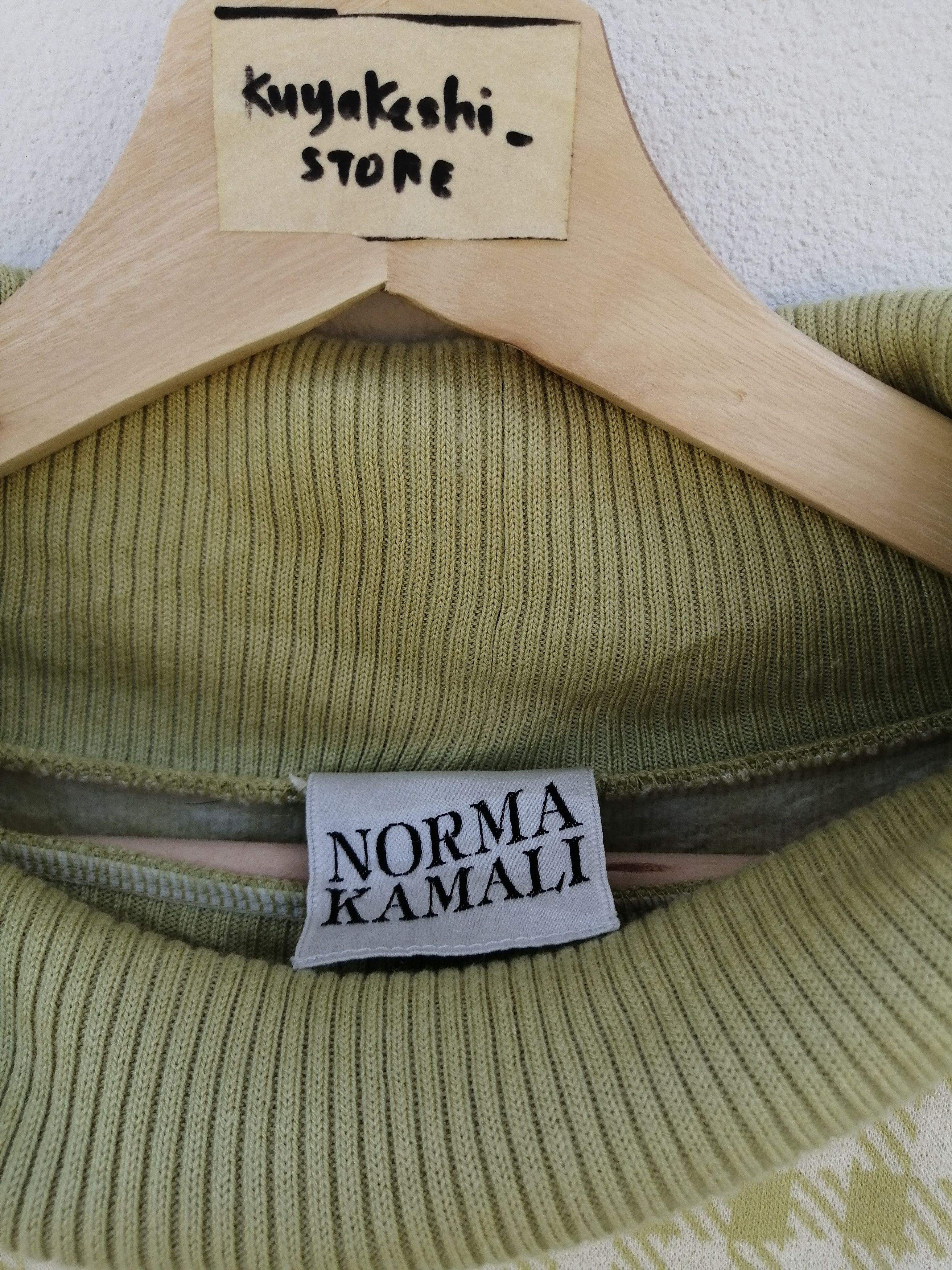 Designer × Japanese Brand × Vintage Norma Kamali Bat Wing Sweatshirt Pullover Size US M / EU 48-50 / 2 - 2 Thumbnail
