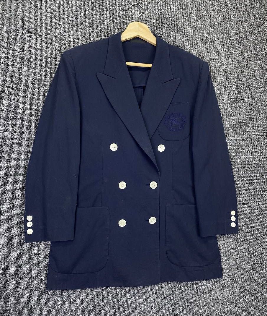 Burberry Vintage Burberry Double Breasted Blazer Coats Jacket Size M / US 6-8 / IT 42-44 - 2 Thumbnail