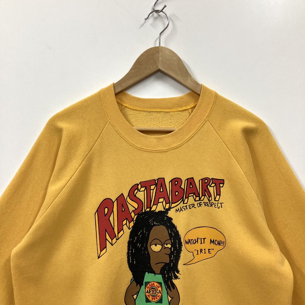 Cartoon Network × Vintage Vintage 90s Bart Simpson Rastabart Crewneck Sweatshirt Size US M / EU 48-50 / 2 - 2 Thumbnail