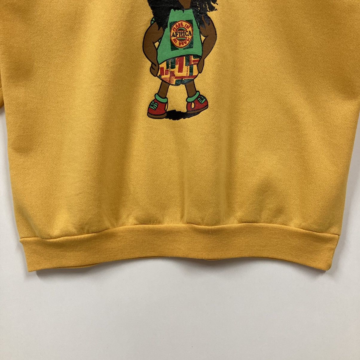 Cartoon Network × Vintage Vintage 90s Bart Simpson Rastabart Crewneck Sweatshirt Size US M / EU 48-50 / 2 - 6 Thumbnail