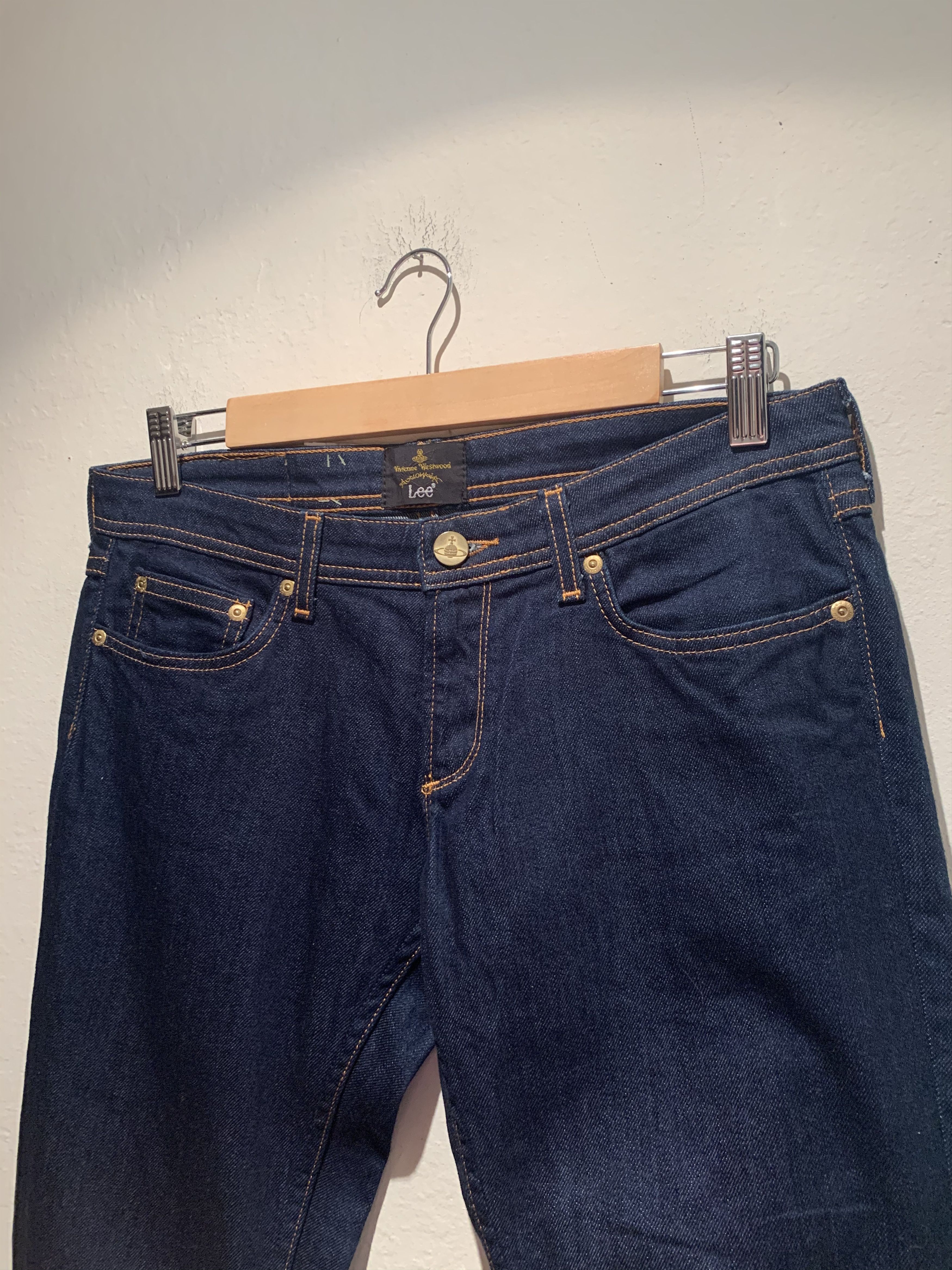 Lee × Vivienne Westwood *RARE* New Vintage Vivienne Westwood x Lee Anglomania Jeans Size 28" / US 6 / IT 42 - 6 Thumbnail