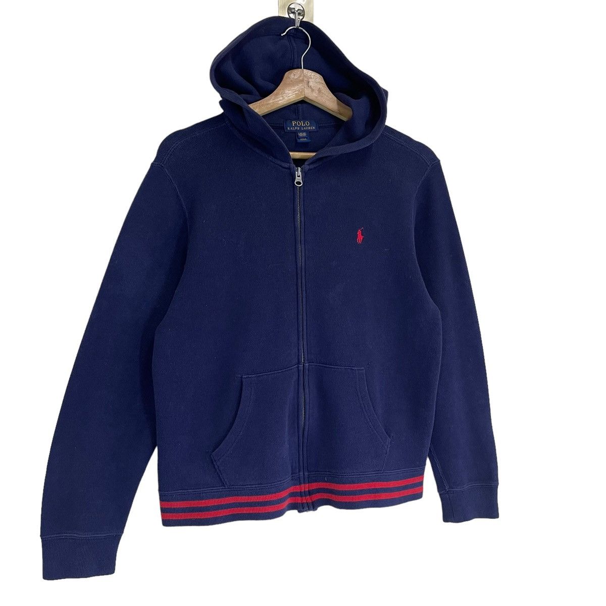 Polo Ralph Lauren Vintage Polo Ralph Lauren Zipper Hoodies Size US S / EU 44-46 / 1 - 2 Thumbnail