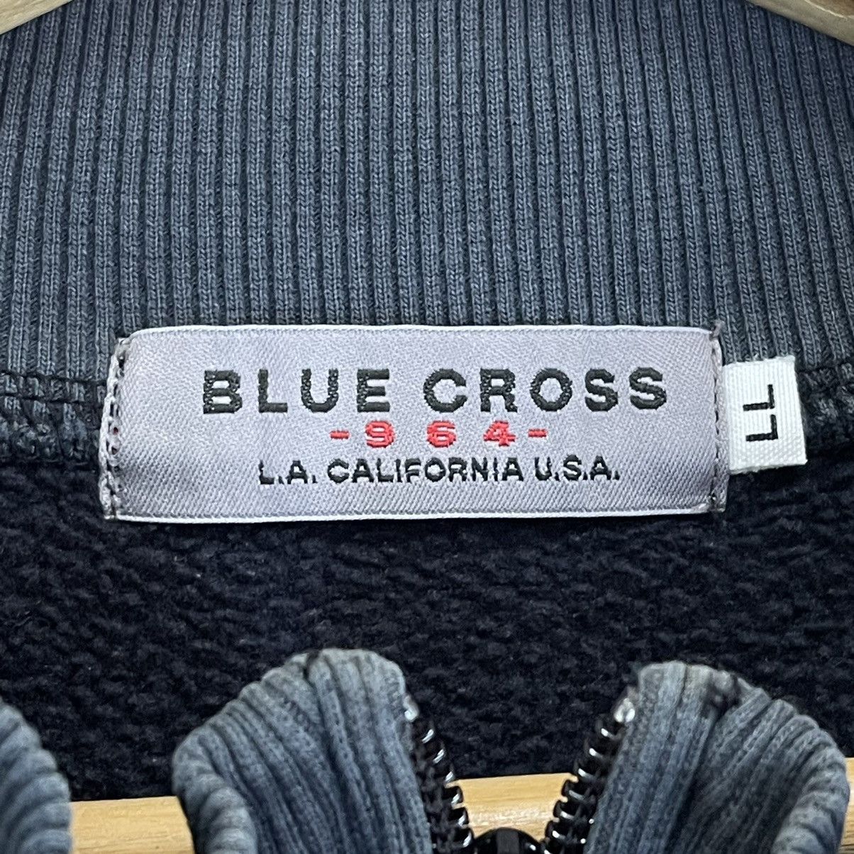 Vintage Blue Cross Zipper Sweatshirt Size M Size US M / EU 48-50 / 2 - 8 Thumbnail