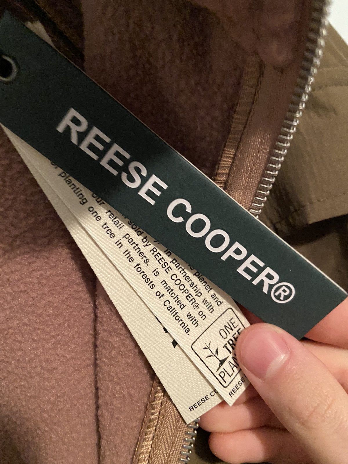 Reese Cooper Reese Cooper Cropped Fleece Jacket - Brown Size US M / EU 48-50 / 2 - 4 Thumbnail