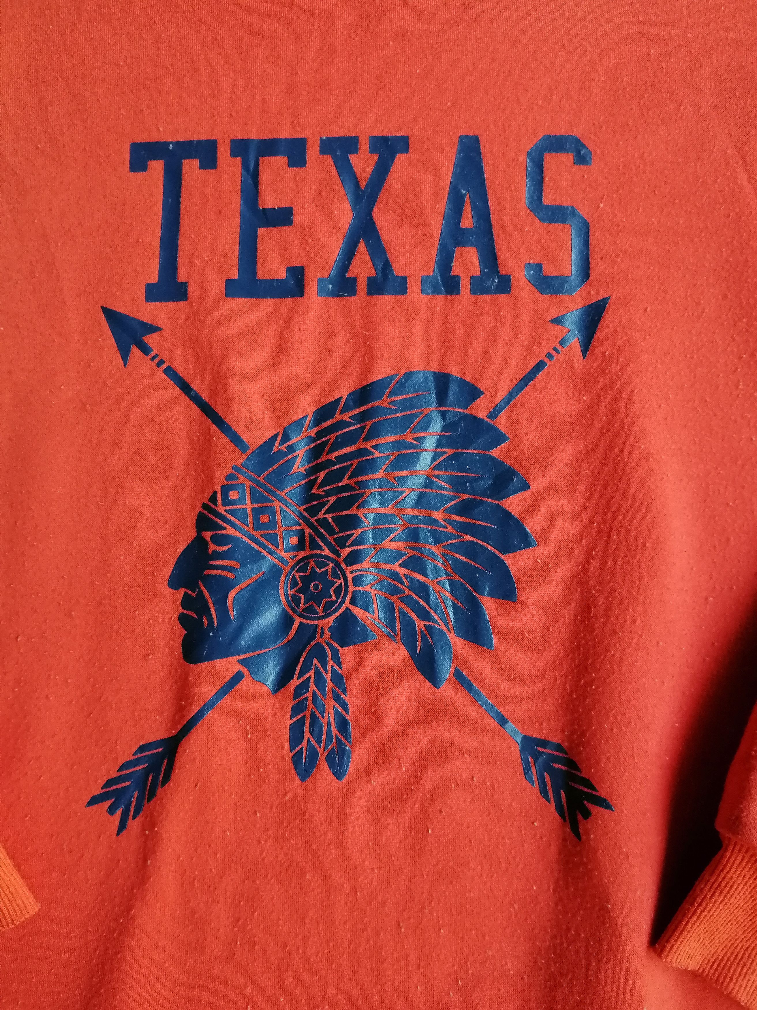 Designer × Vintage Vintage Anap Mimpi Texas Big Logo Sweatshirt Size US XL / EU 56 / 4 - 4 Thumbnail