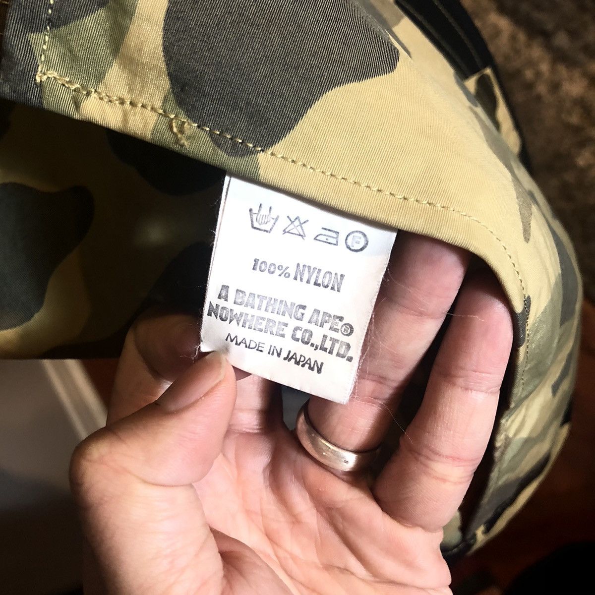 Bape Coach Rain Jacket First Yellow Camo Size US L / EU 52-54 / 3 - 7 Thumbnail