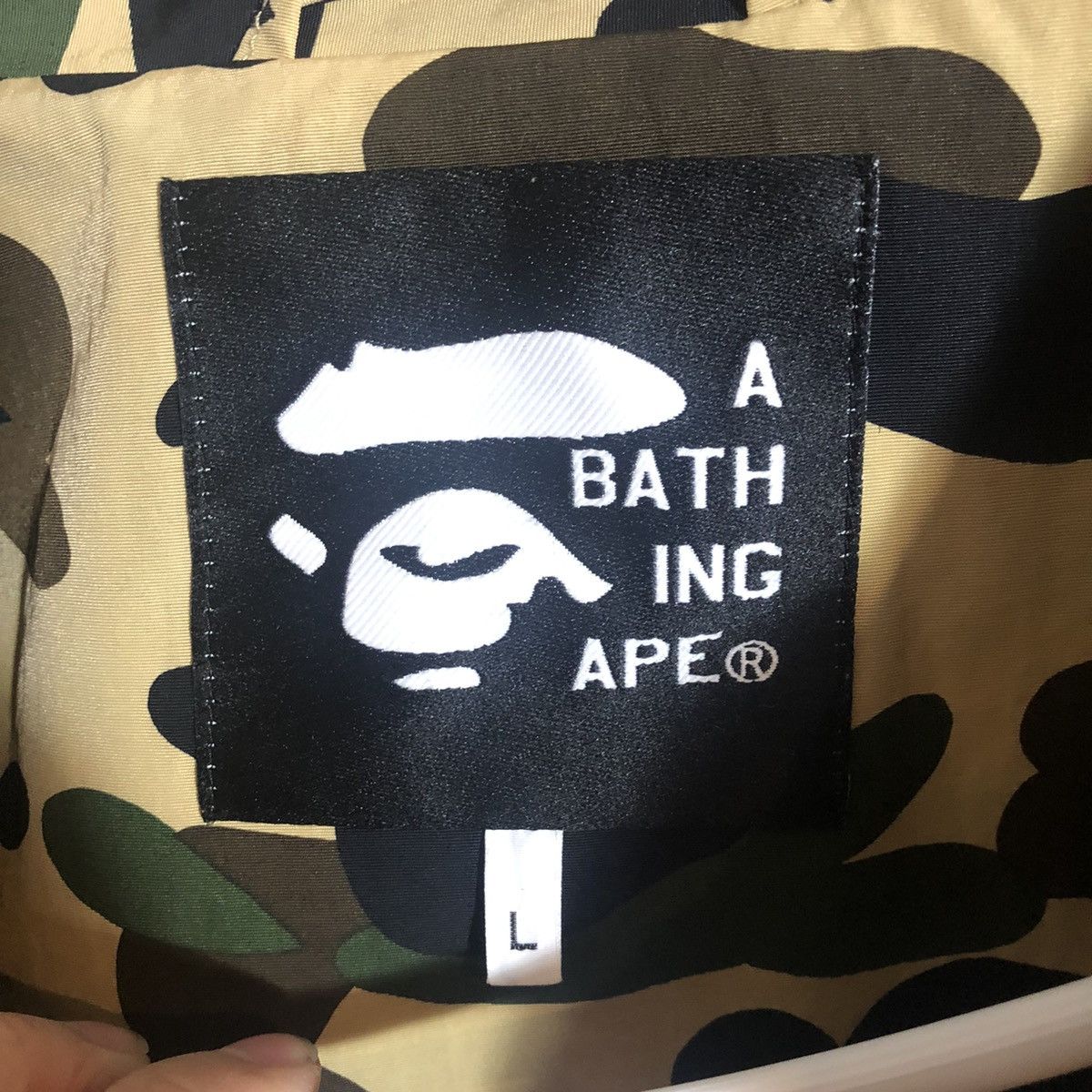 Bape Coach Rain Jacket First Yellow Camo Size US L / EU 52-54 / 3 - 5 Thumbnail