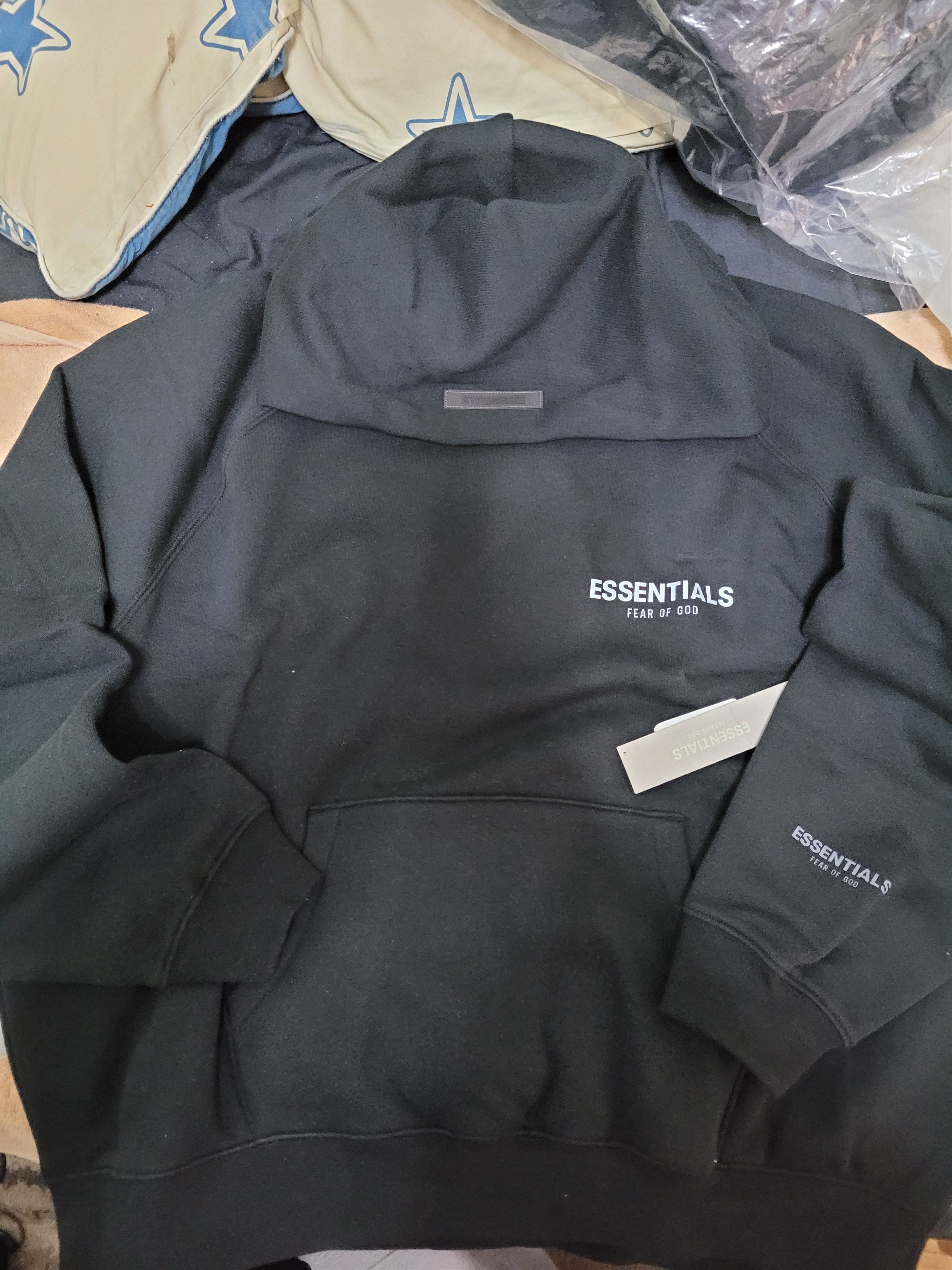 Fear of God Fear OF God Essential hoodie Black Sz M Size US M / EU 48-50 / 2 - 2 Thumbnail
