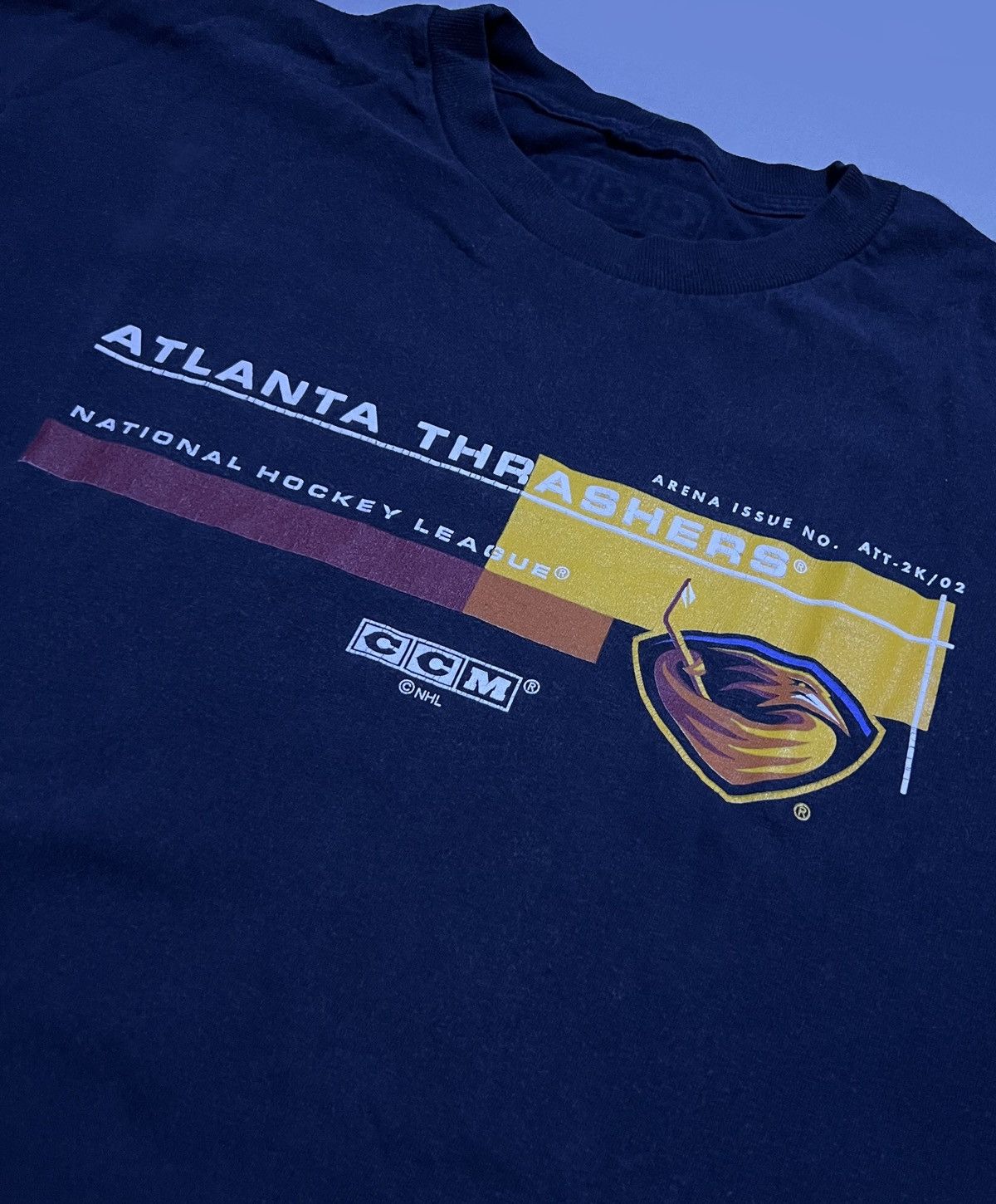 Ccm NHL Atlanta Thrashers Long Sleeve Tee Size US XL / EU 56 / 4 - 1 Thumbnail