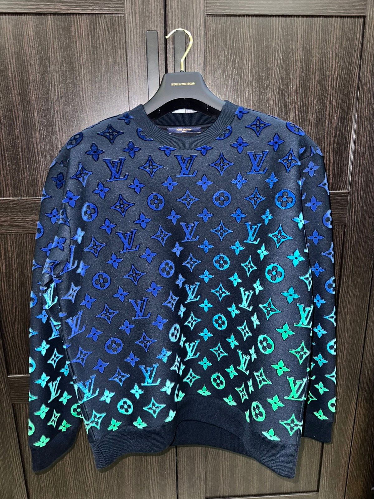 Louis Vuitton 2020 Gradient Monogram Crew Neck Sweater w/ Tags