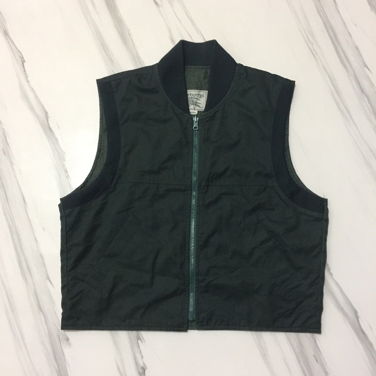 vintage burberry vest