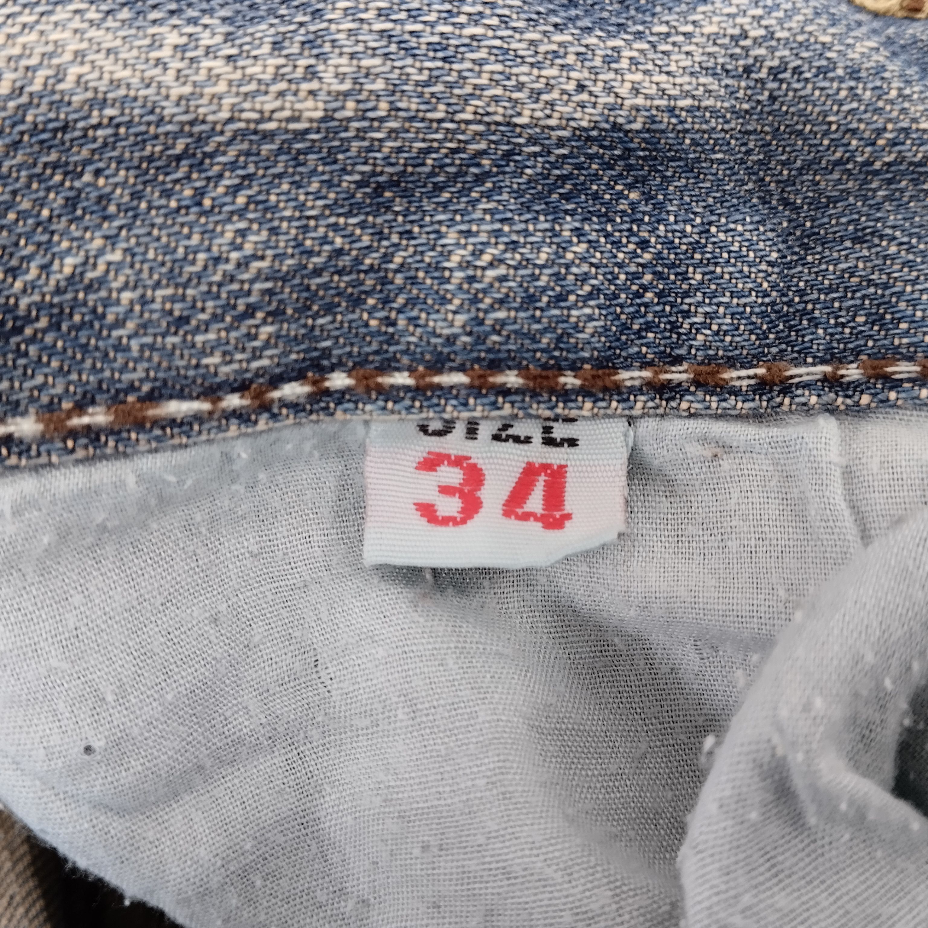 Energie × Vintage ENERGIE Distressed Japaness Fashion Style Denim Jeans Size US 35 - 10 Thumbnail