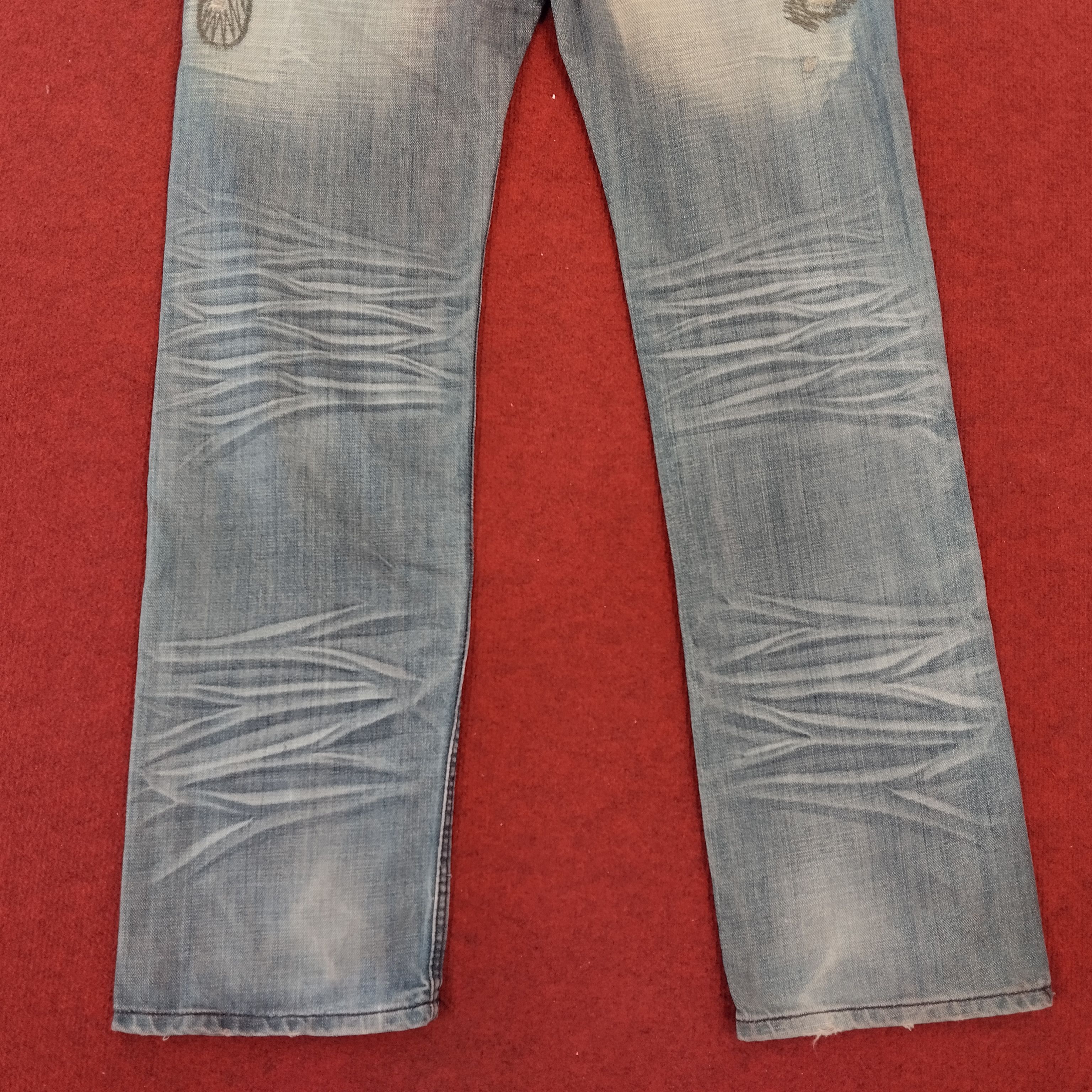 Energie × Vintage ENERGIE Distressed Japaness Fashion Style Denim Jeans Size US 35 - 5 Thumbnail