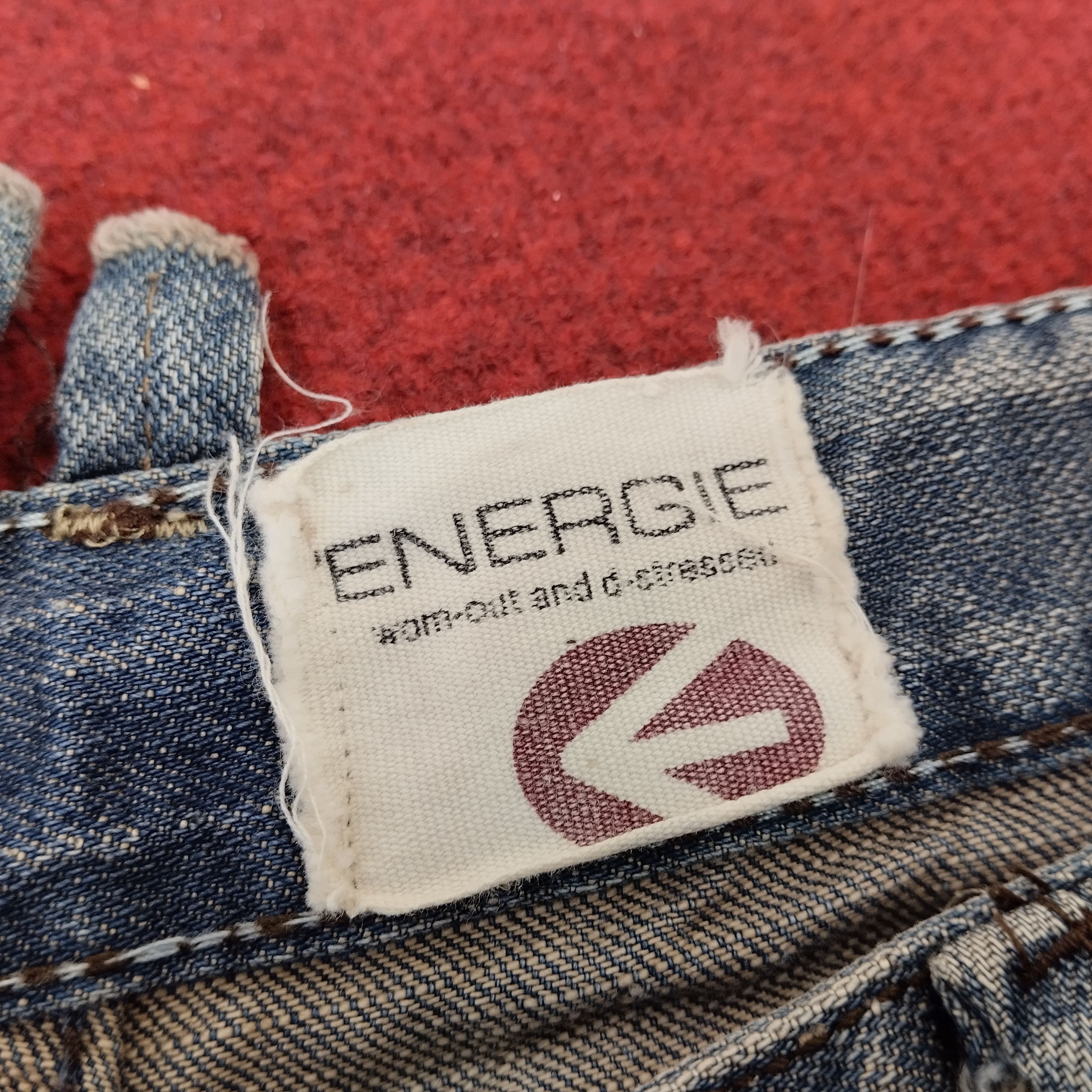 Energie × Vintage ENERGIE Distressed Japaness Fashion Style Denim Jeans Size US 35 - 11 Thumbnail