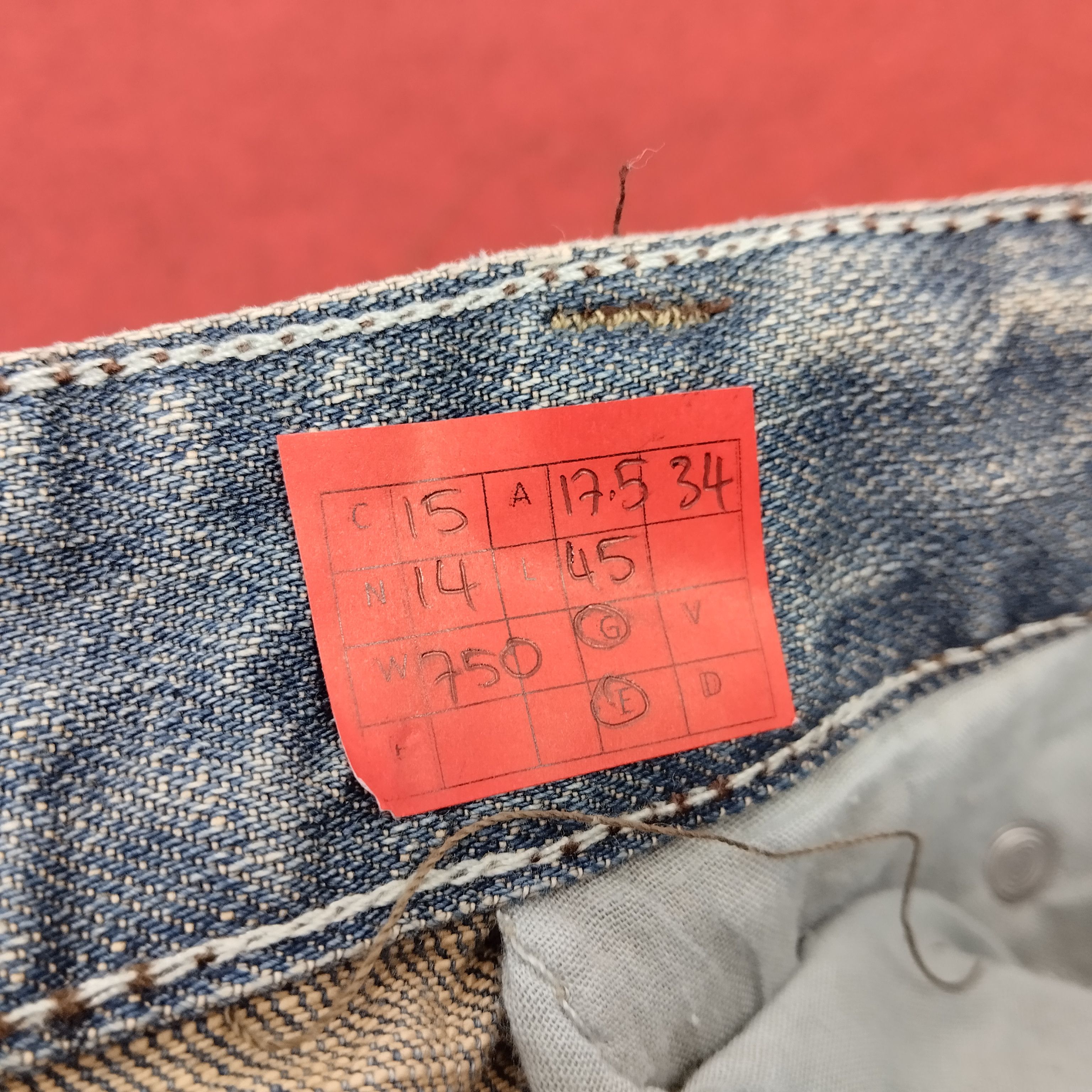 Energie × Vintage ENERGIE Distressed Japaness Fashion Style Denim Jeans Size US 35 - 9 Thumbnail