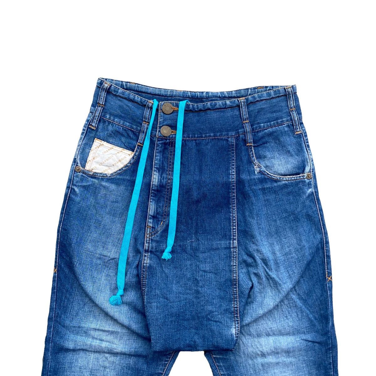 Frapbois × Issey Miyake Big Dick denim pant Size US 32 / EU 48 - 2 Thumbnail