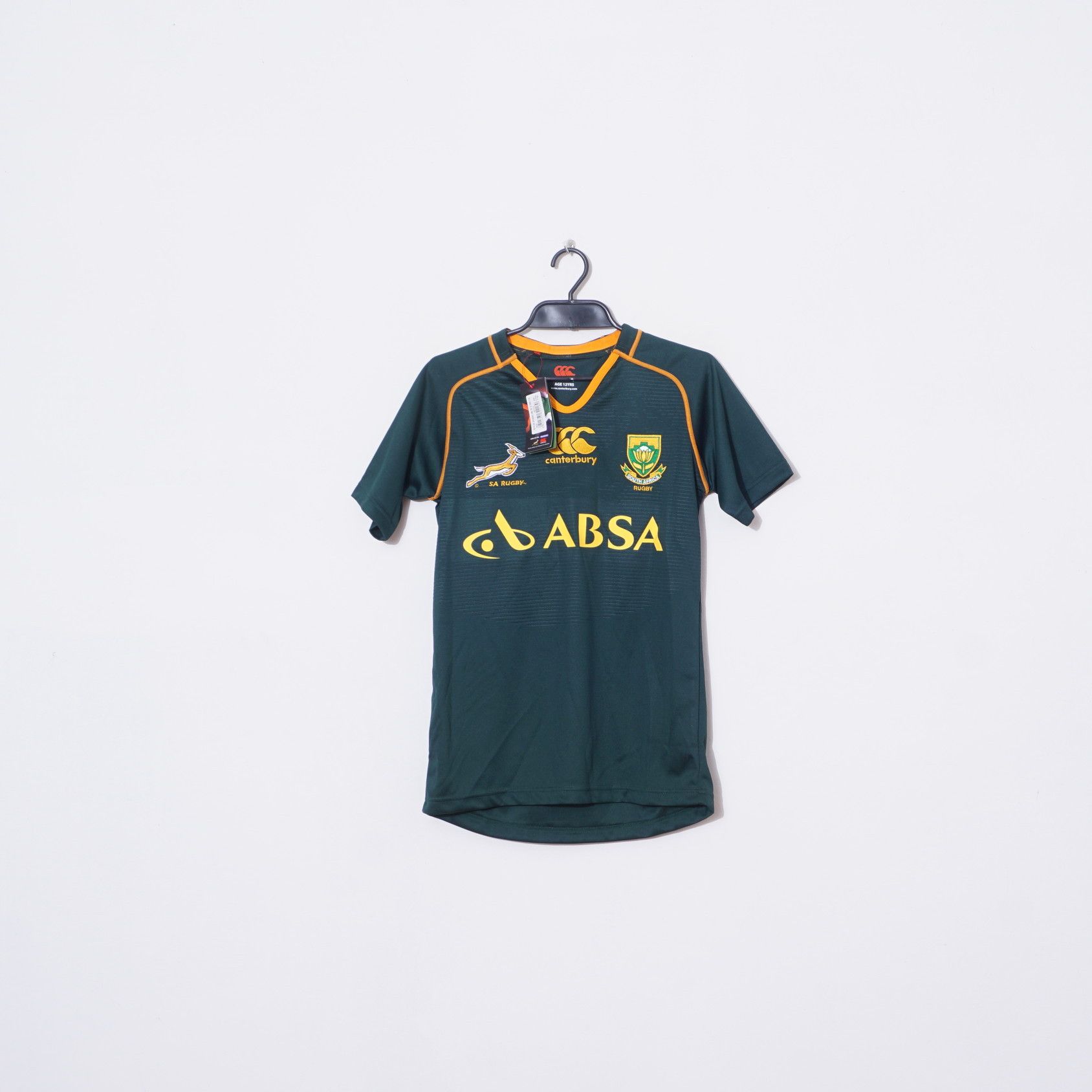 Canterbury Of New Zealand Sportswear CCC Canterbury South Africa Rugby SA T Shirt XS Green Jersey Grailed