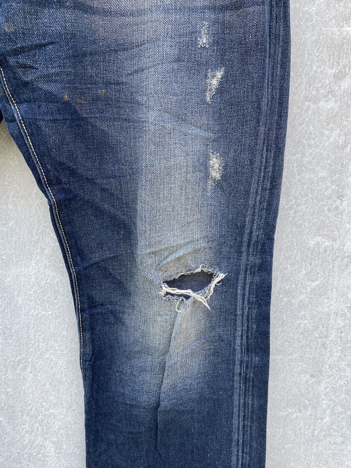 Japanese Brand Blue Denim By Gu Jeans Size US 37 - 5 Thumbnail
