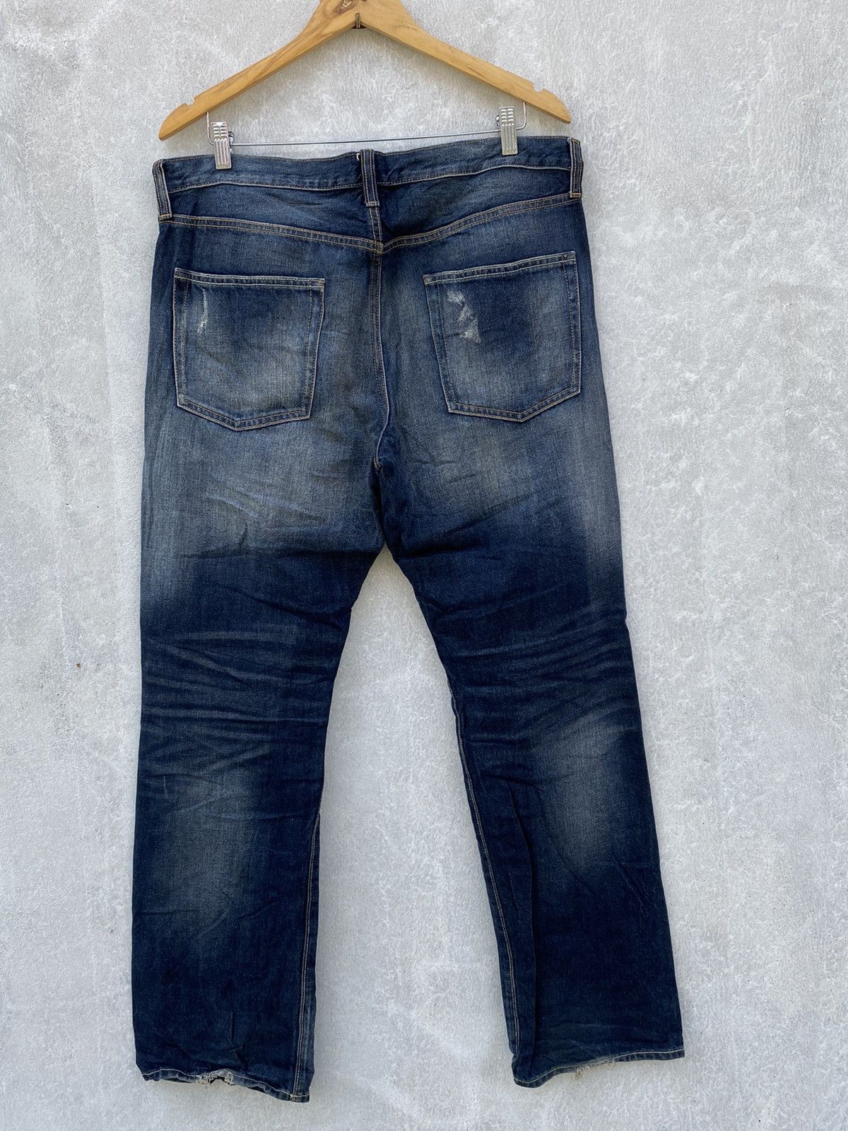 Japanese Brand Blue Denim By Gu Jeans Size US 37 - 2 Thumbnail