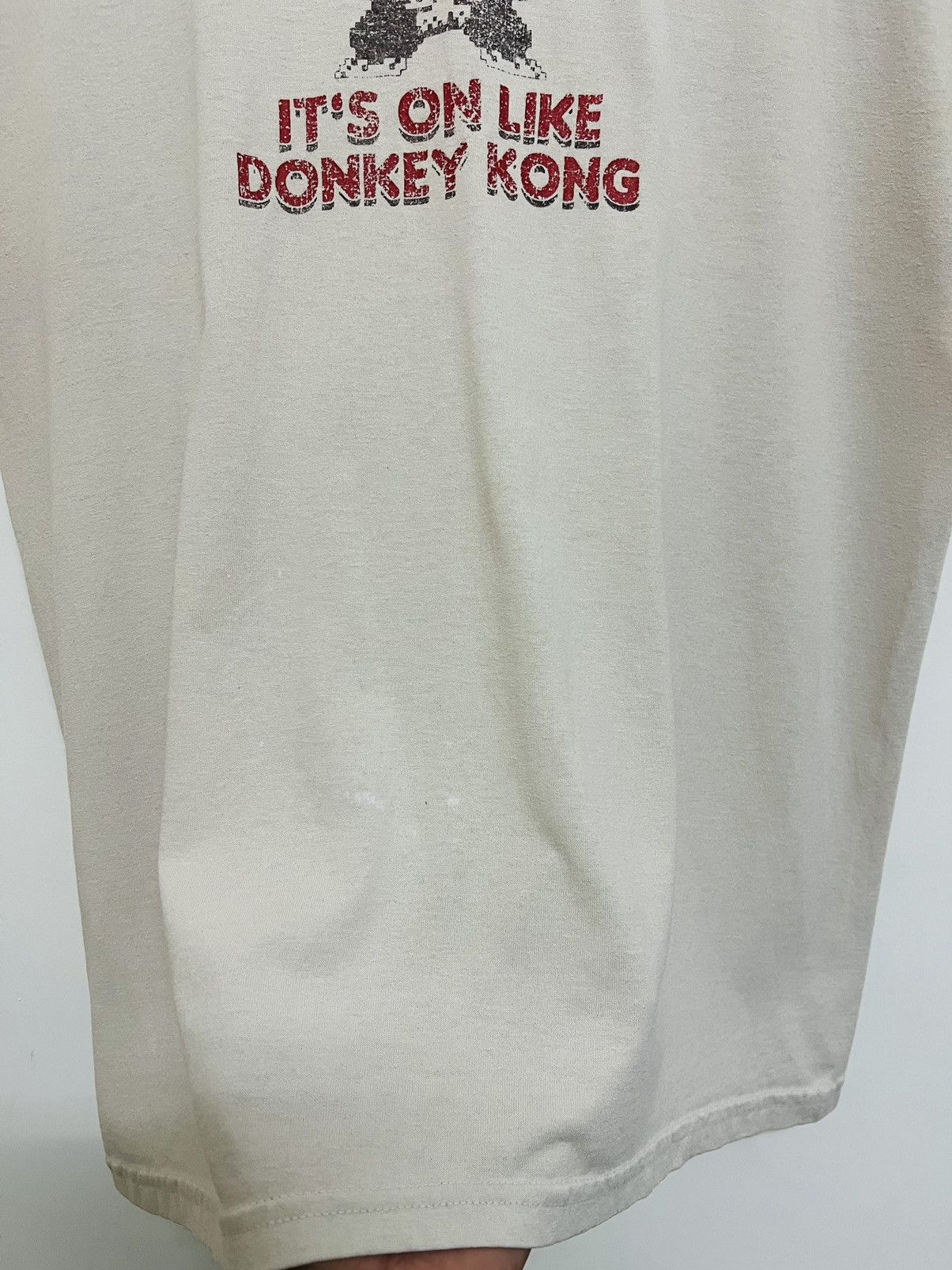 Hanes × Nintendo × Vintage Vintage Donkey Kong Nintendo Game Tee Size US L / EU 52-54 / 3 - 5 Thumbnail